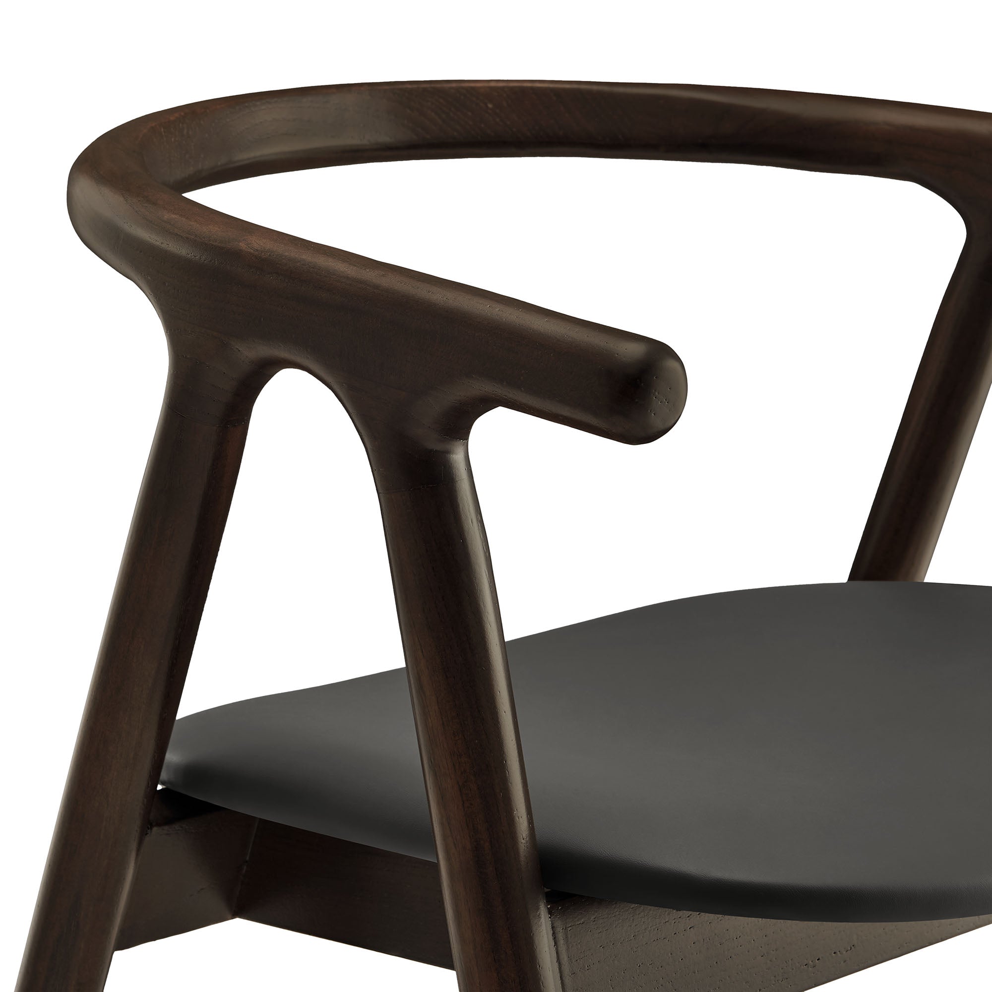 Henry Vegan Leather and Wood Dining Chair by Modway - Best Buy Furniture