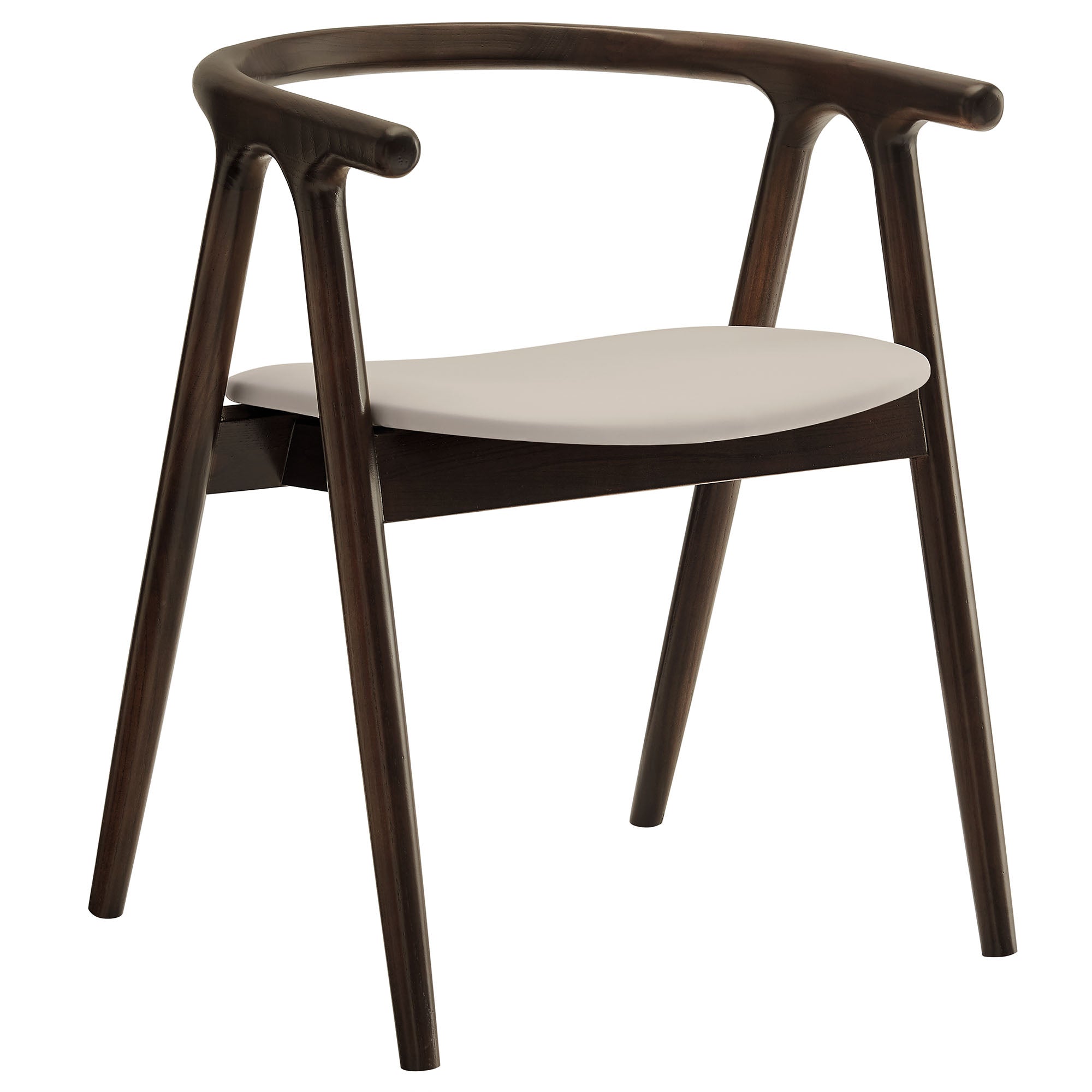 Henry Vegan Leather and Wood Dining Chair by Modway - Best Buy Furniture