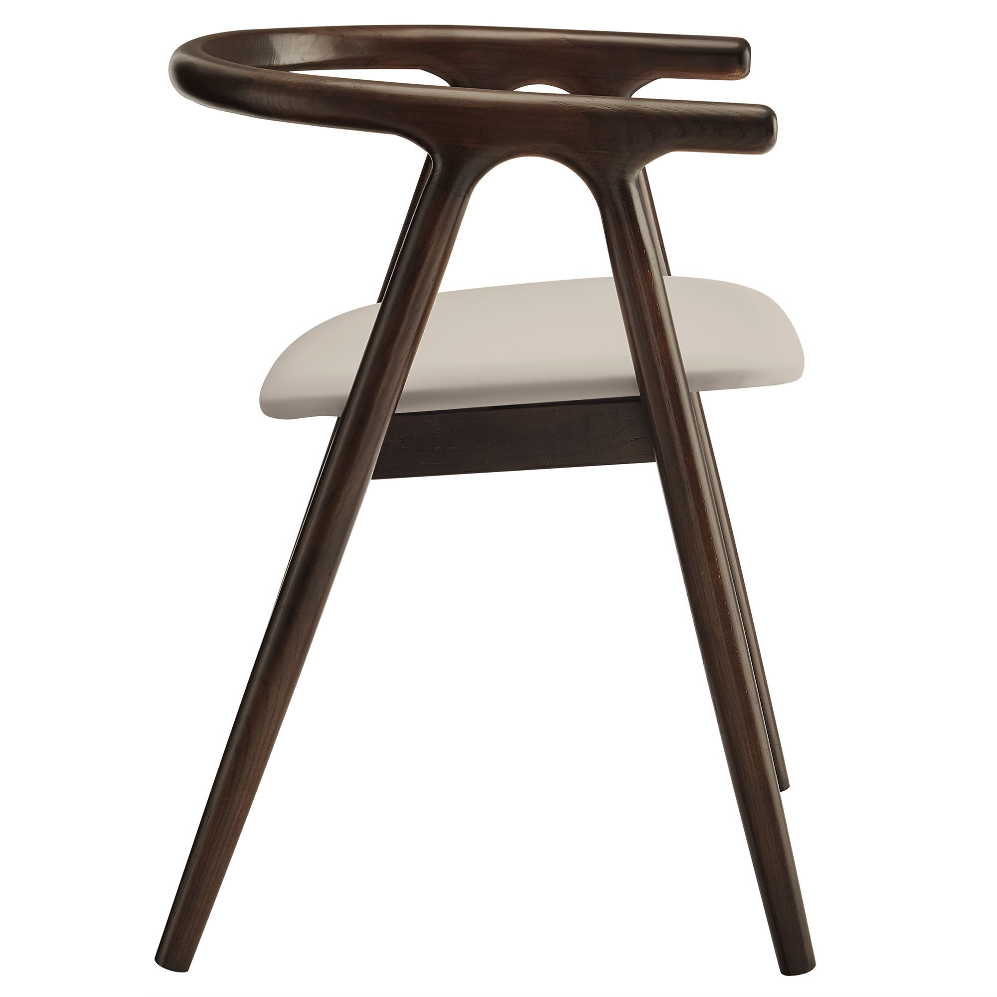 Henry Vegan Leather and Wood Dining Chair by Modway - Best Buy Furniture