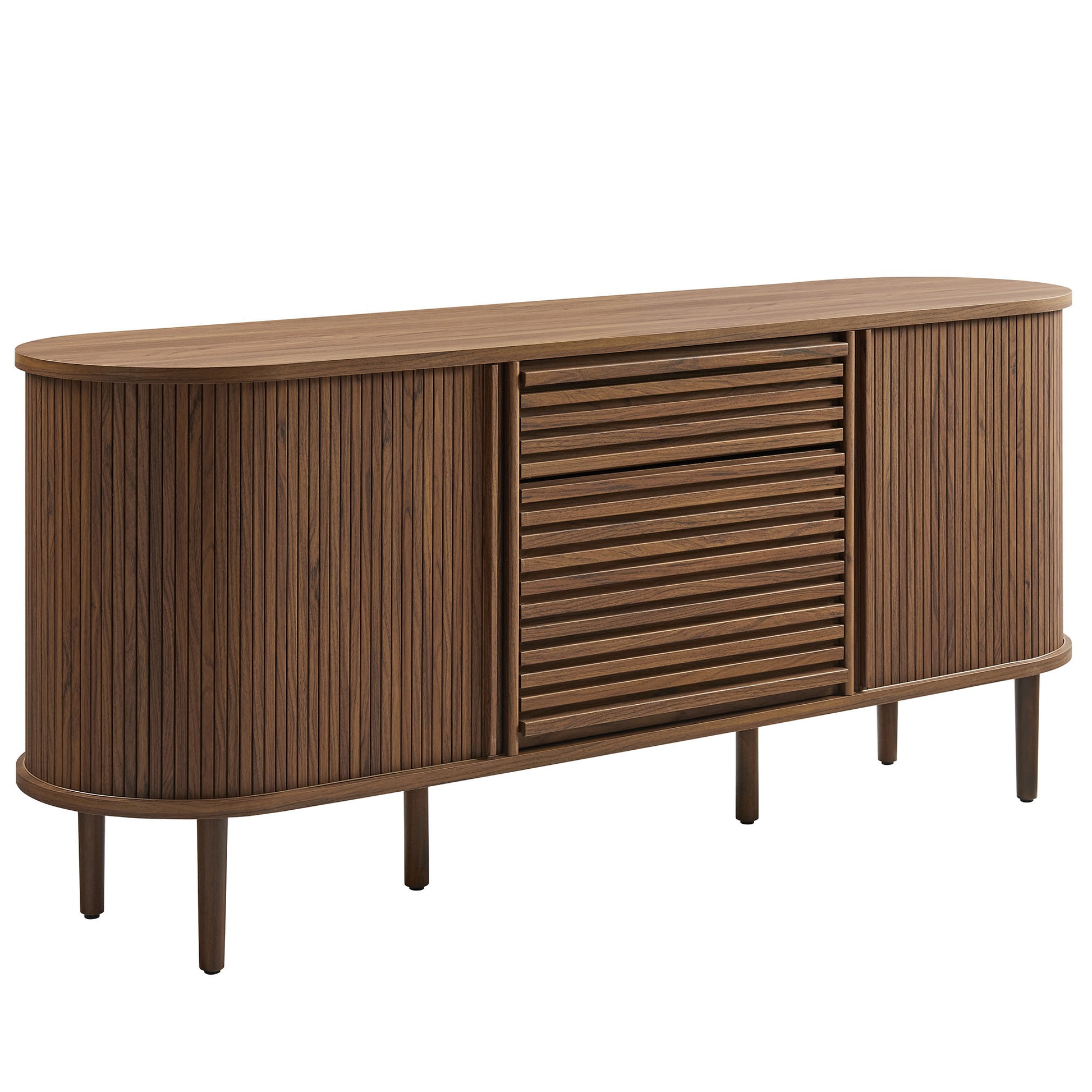 Harlan 67" Fluted Oval Sideboard Cabinet by Modway - Best Buy Furniture