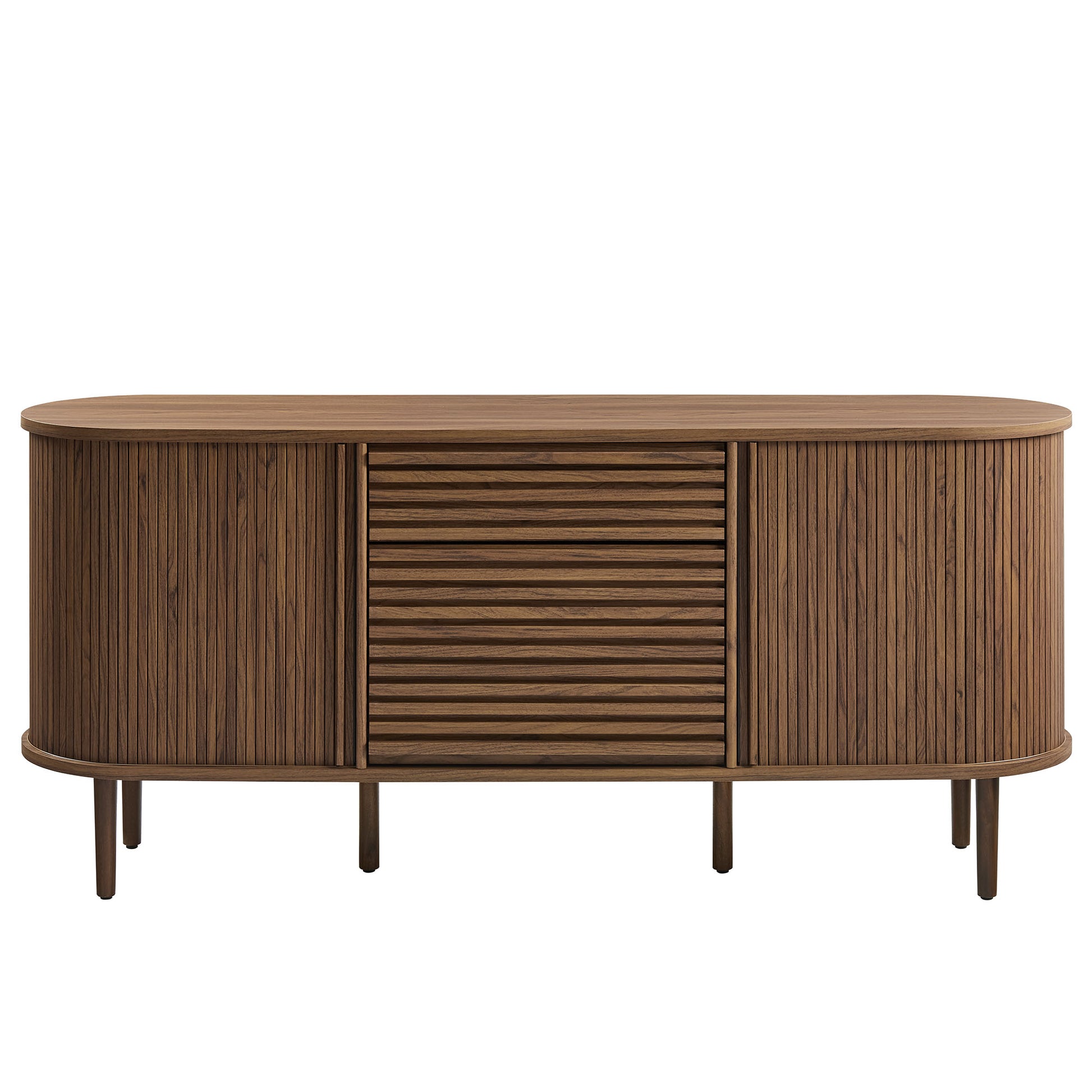 Harlan 67" Fluted Oval Sideboard Cabinet by Modway - Best Buy Furniture