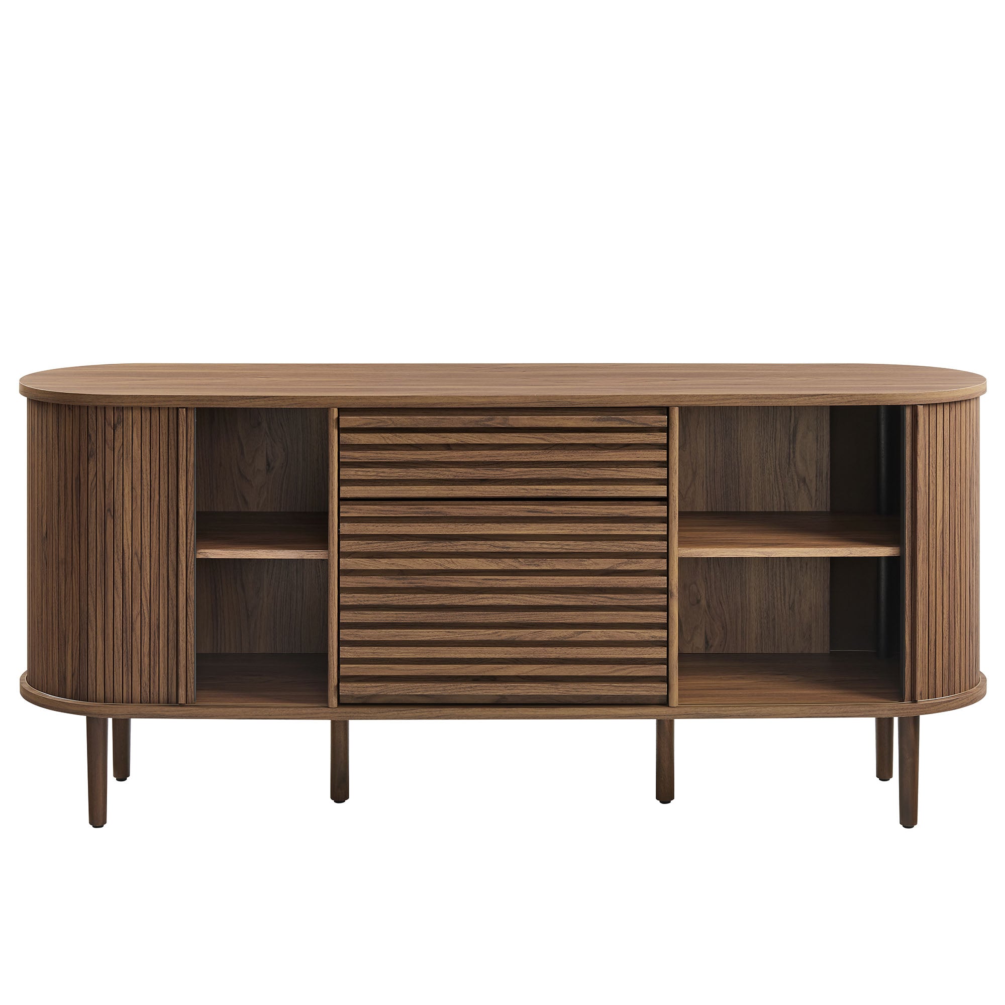 Harlan 67" Fluted Oval Sideboard Cabinet by Modway - Best Buy Furniture