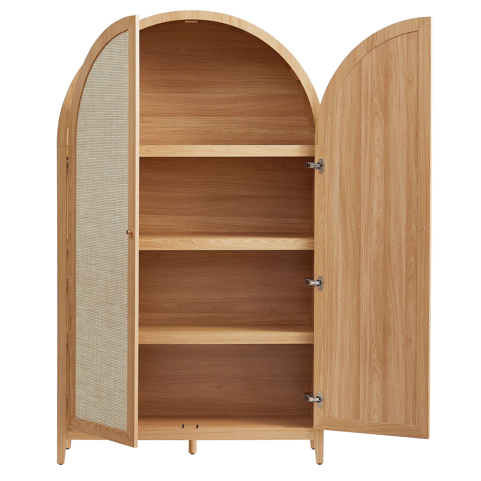 Calista 79" Tall Wide Rattan Arched Storage Cabinet by Modway - Best Buy Furniture