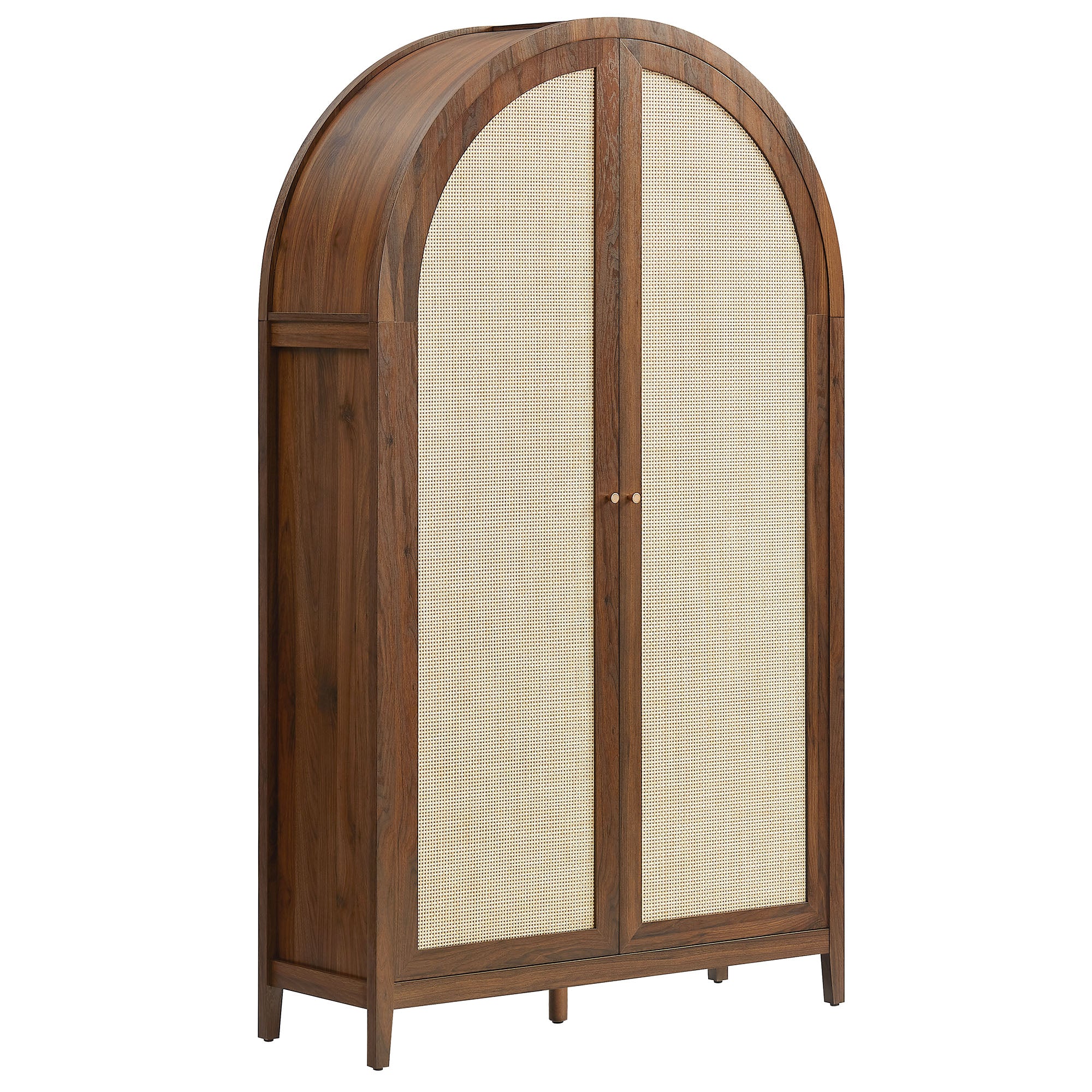 Calista 79" Tall Wide Rattan Arched Storage Cabinet by Modway - Best Buy Furniture