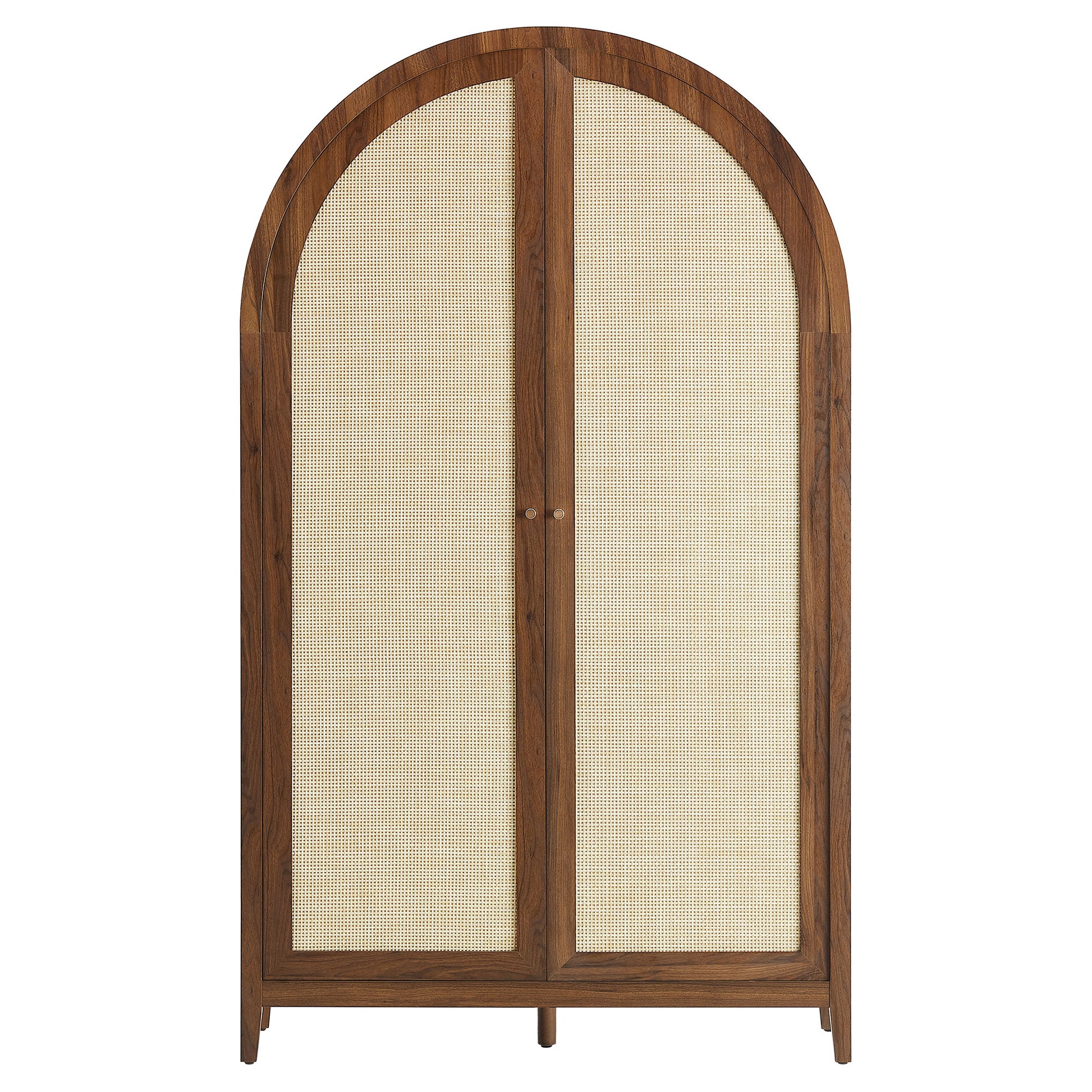 Calista 79" Tall Wide Rattan Arched Storage Cabinet by Modway - Best Buy Furniture