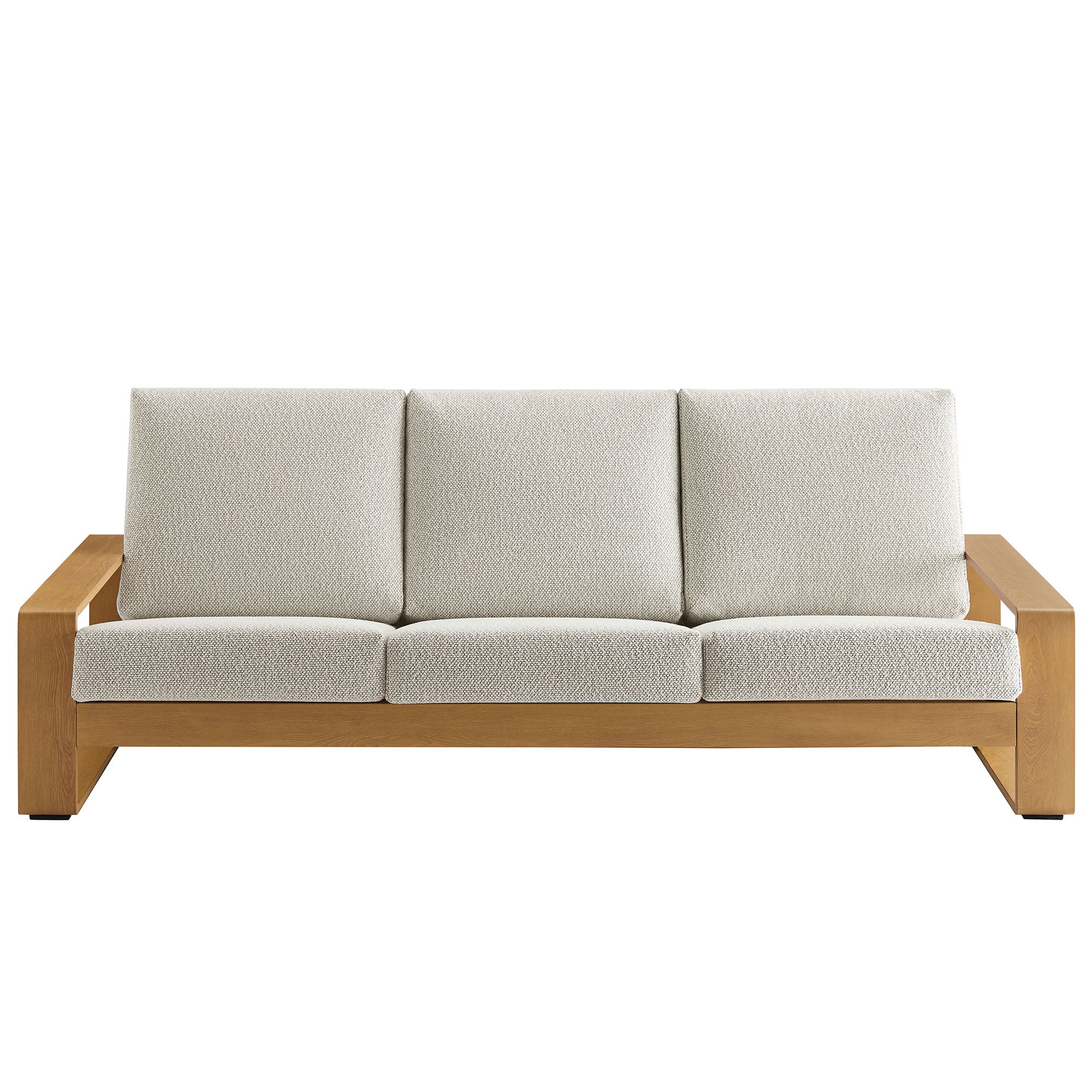 Lirienne Outdoor Patio Aluminum Faux Wood Sofa by Modway - Best Buy Furniture