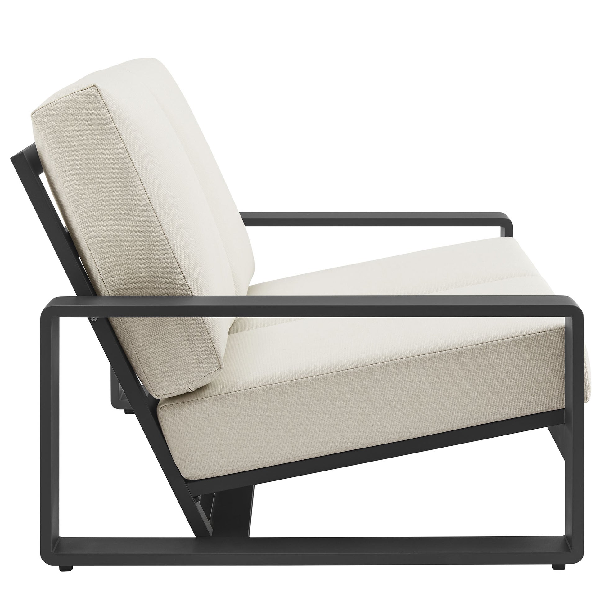 Lirienne Outdoor Patio Aluminum Loveseat by Modway - Best Buy Furniture