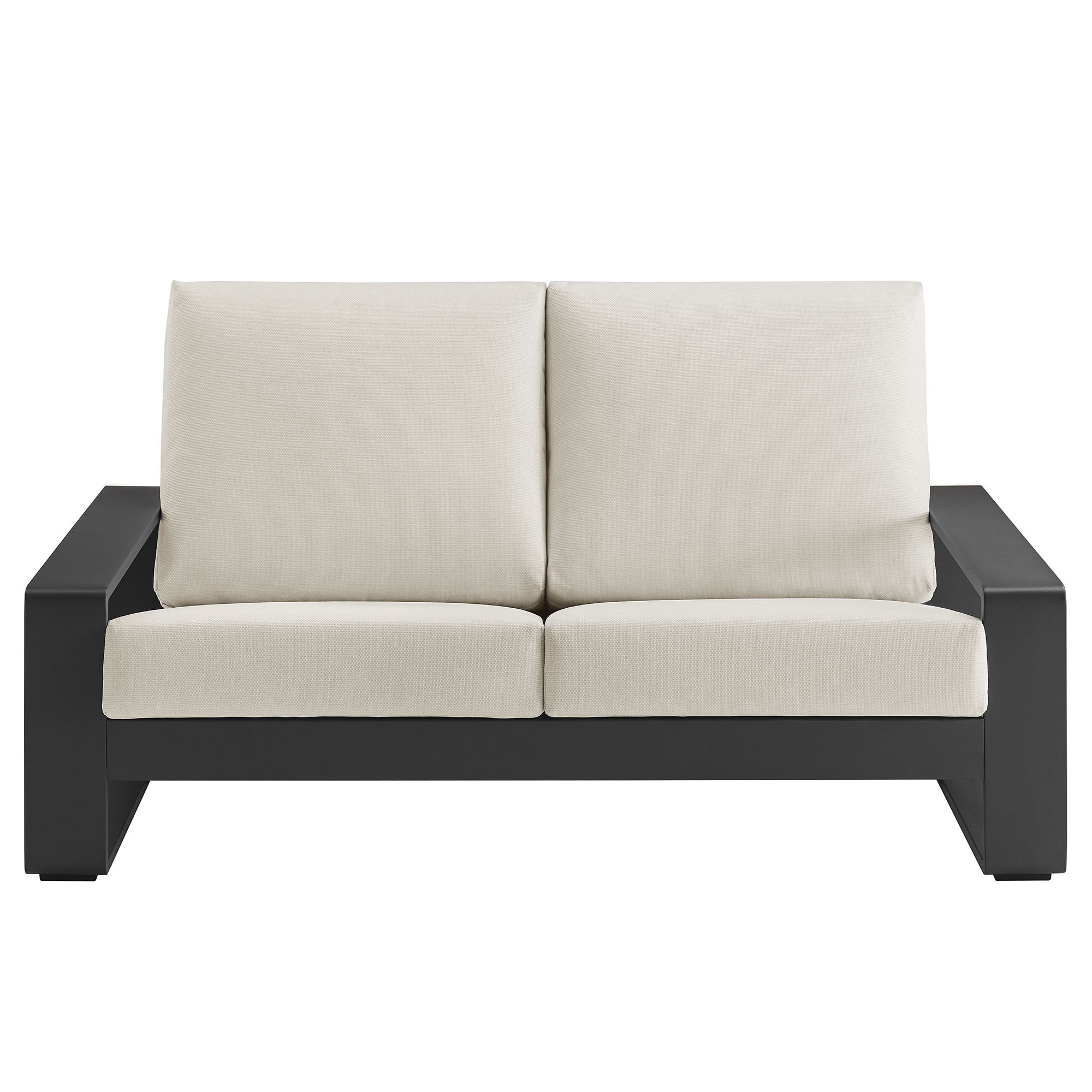 Lirienne Outdoor Patio Aluminum Loveseat by Modway - Best Buy Furniture