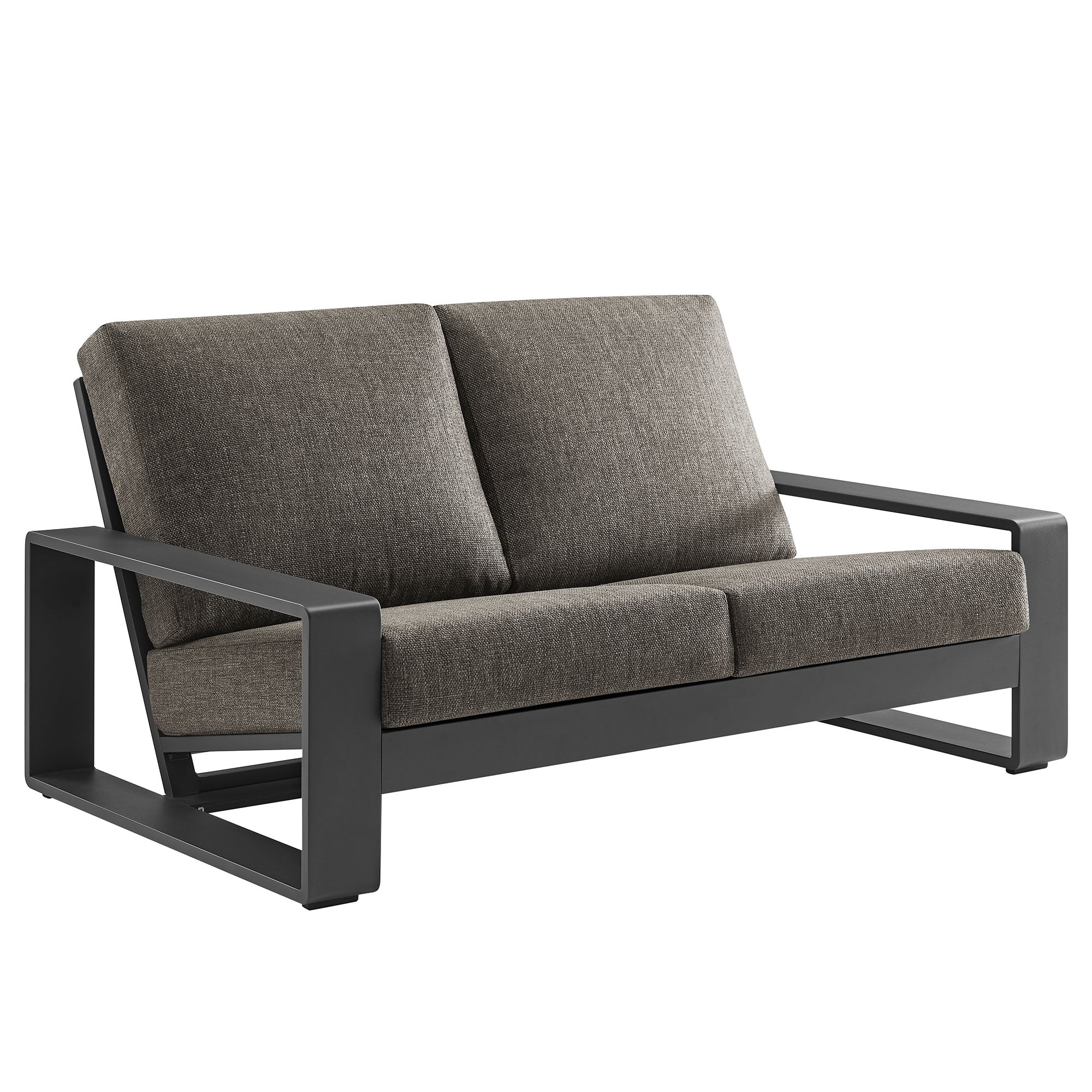 Lirienne Outdoor Patio Aluminum Loveseat by Modway - Best Buy Furniture