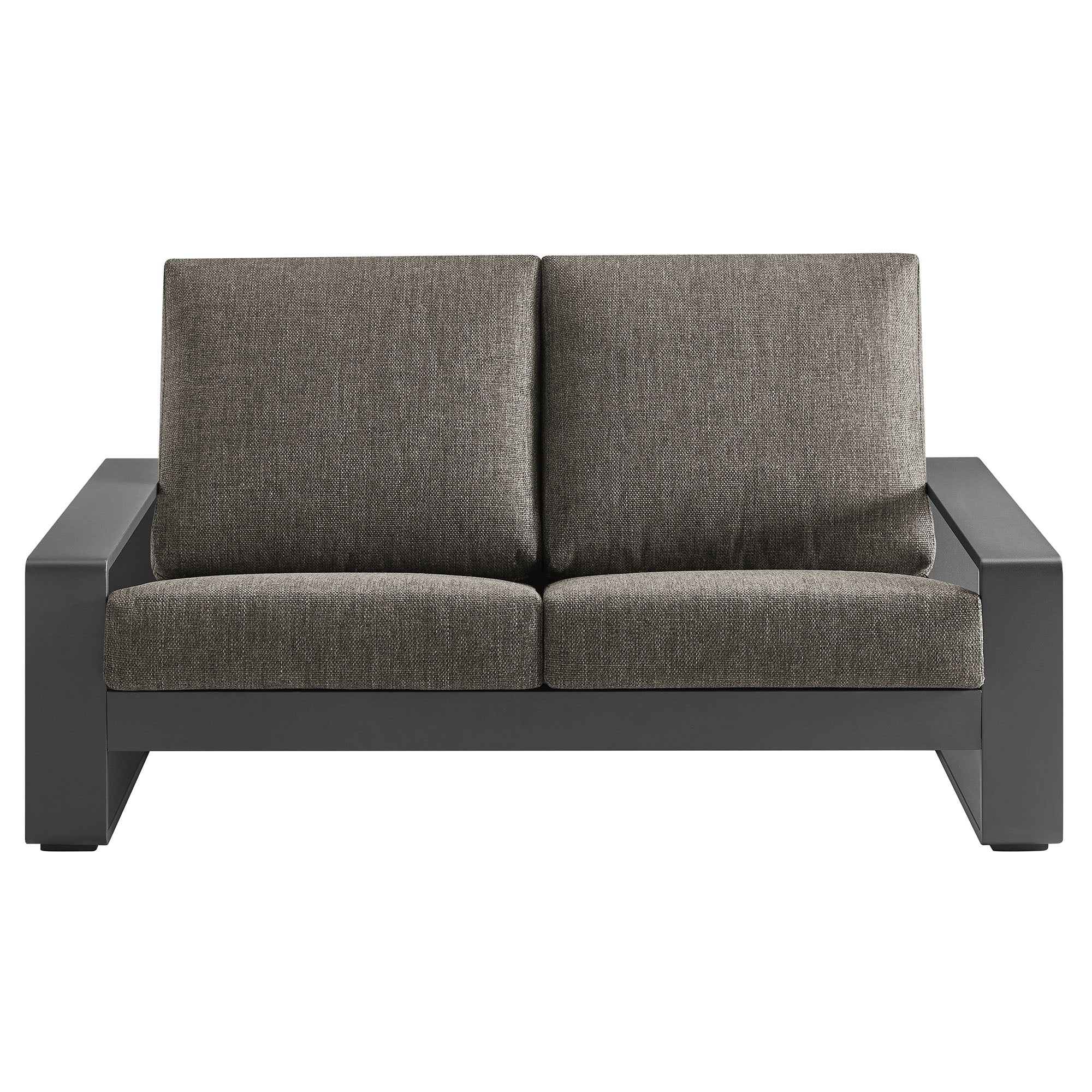 Lirienne Outdoor Patio Aluminum Loveseat by Modway - Best Buy Furniture