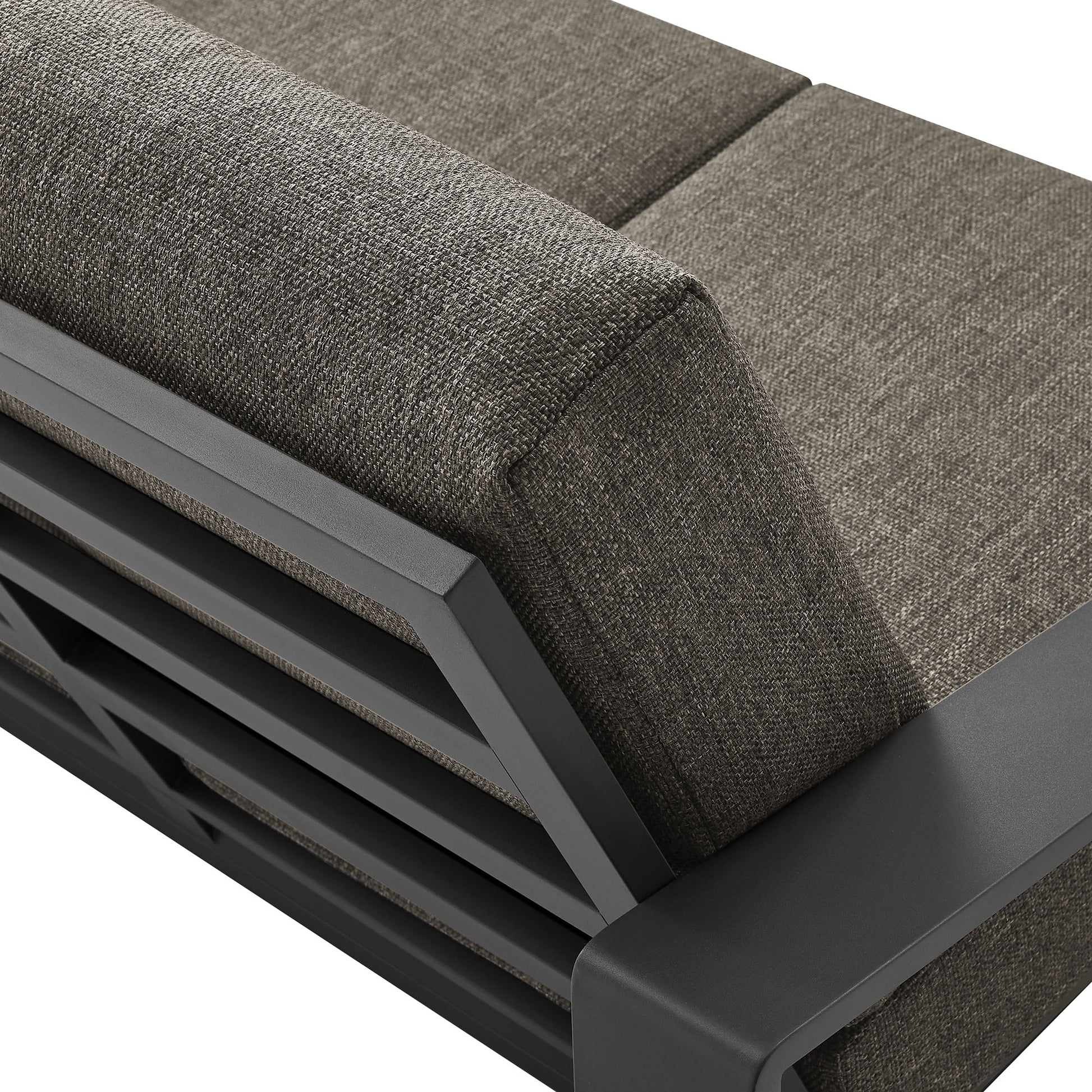 Lirienne Outdoor Patio Aluminum Loveseat by Modway - Best Buy Furniture