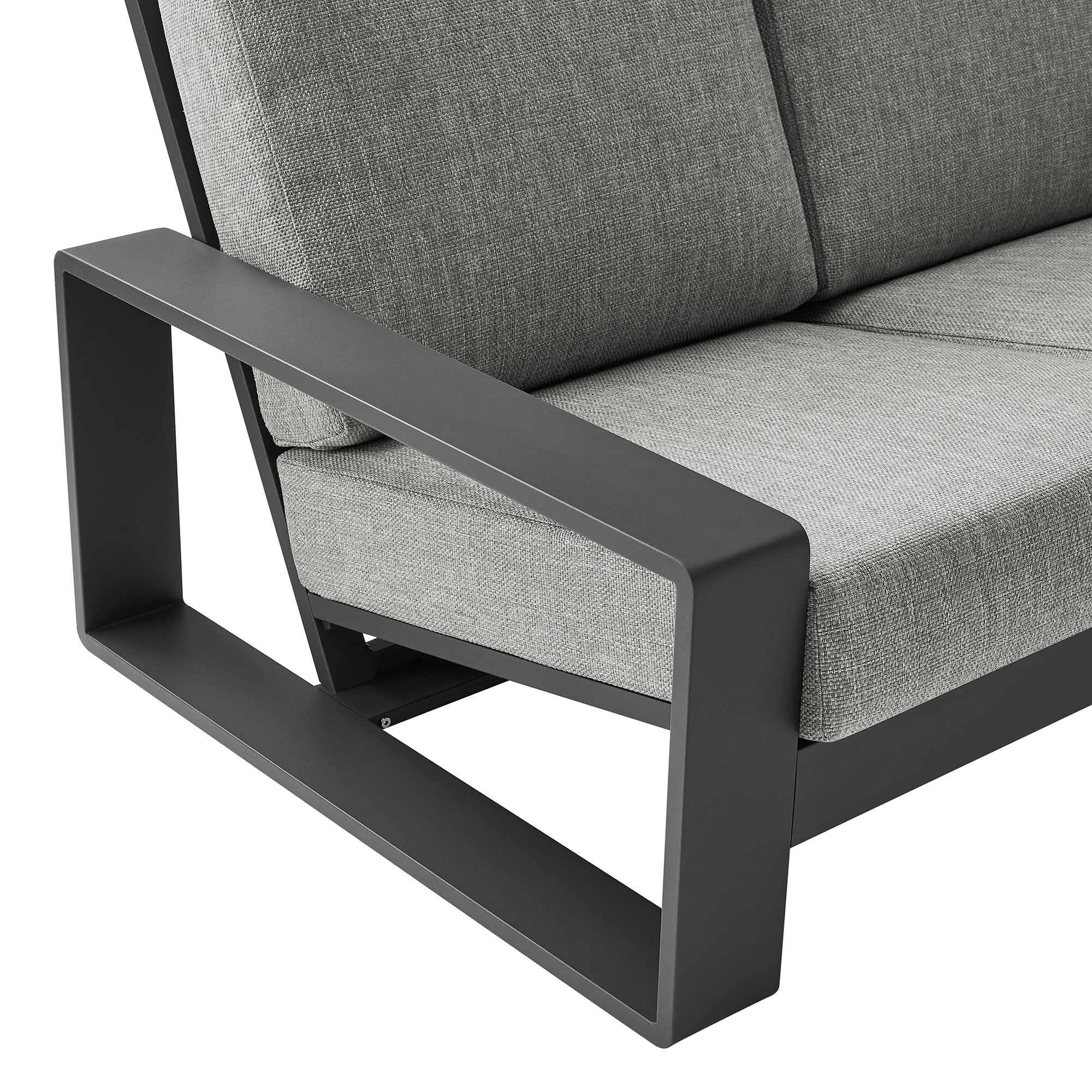 Lirienne Outdoor Patio Aluminum Sofa by Modway - Best Buy Furniture