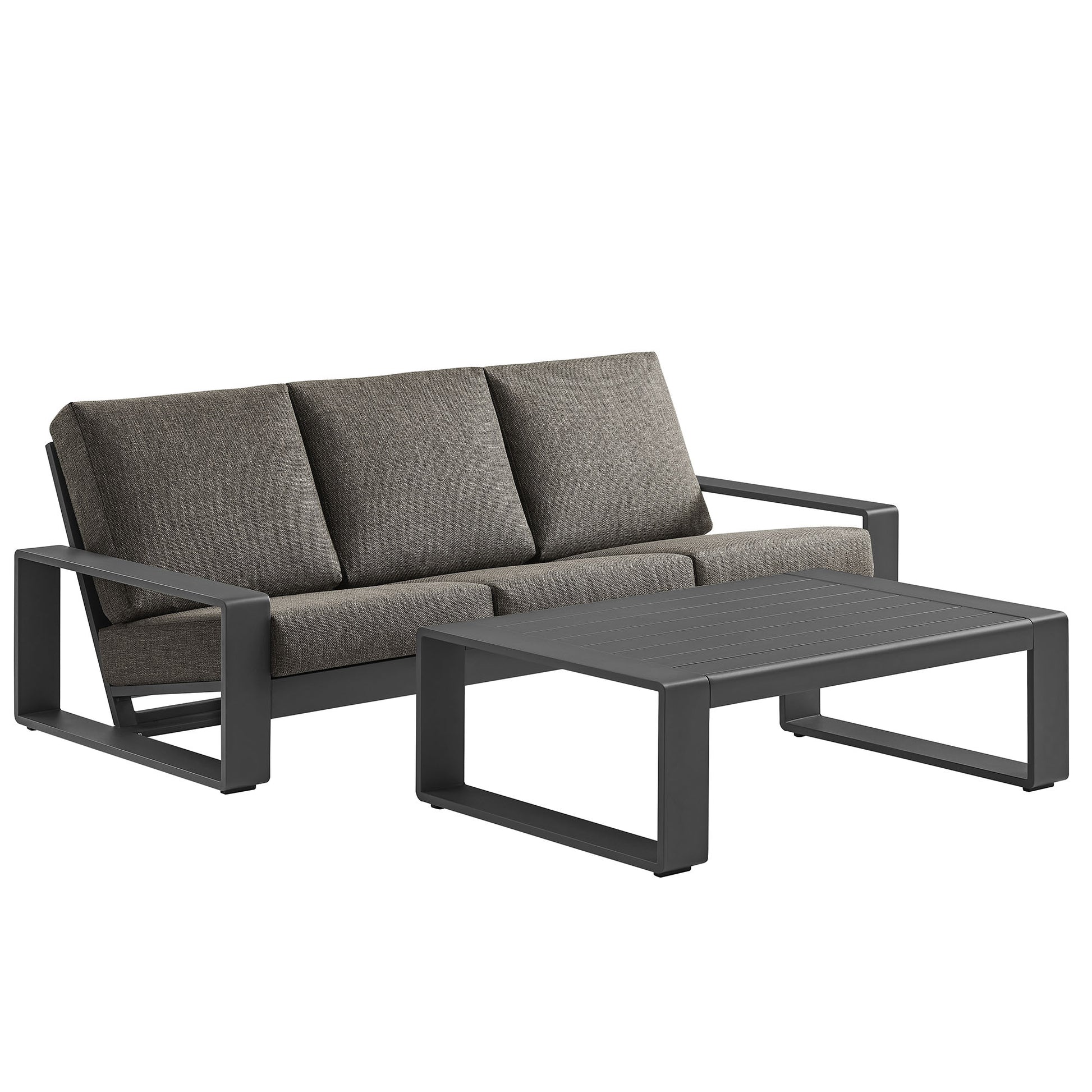Lirienne 2-Piece Outdoor Patio Aluminum Furniture Set by Modway - Best Buy Furniture
