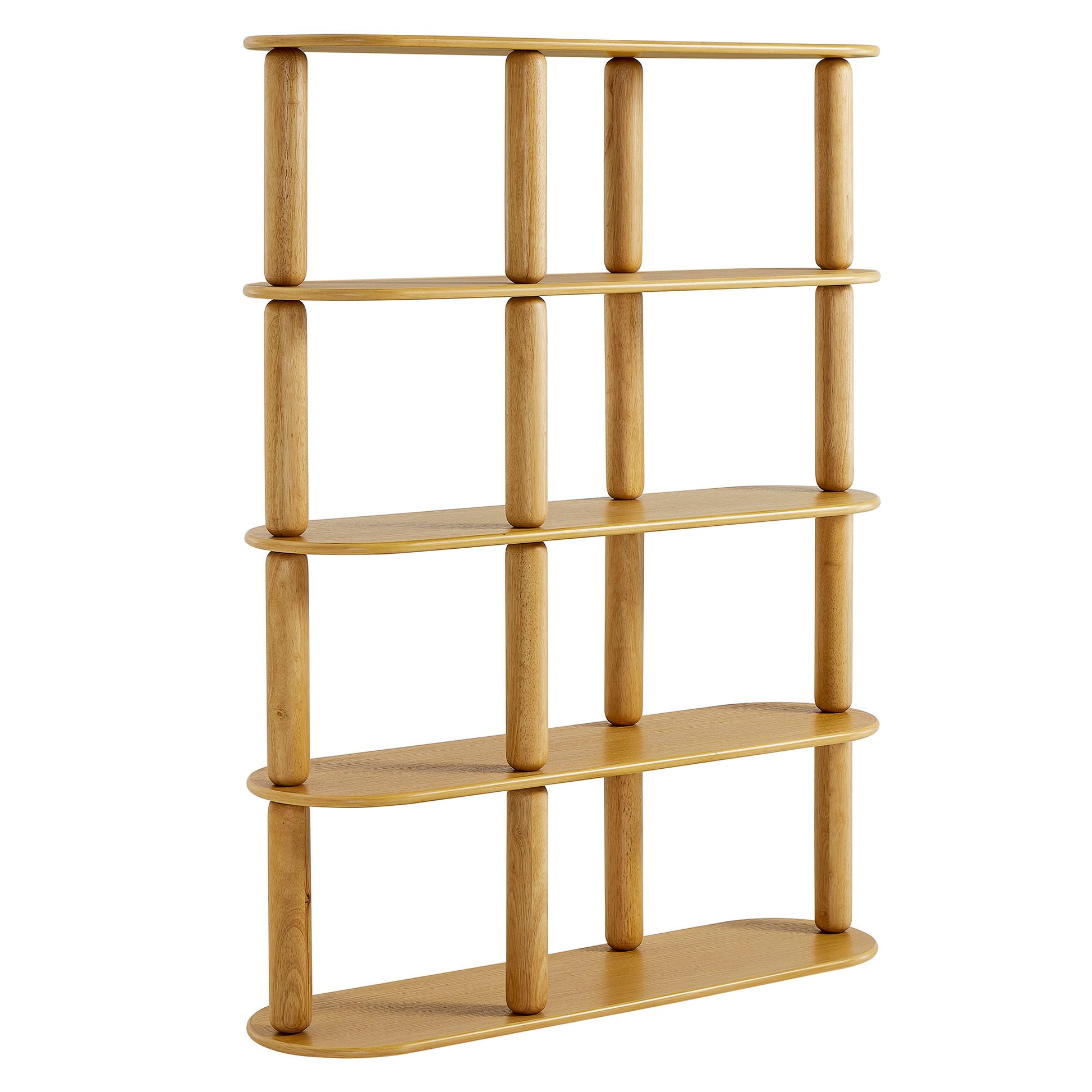 Arcus 4-Tier Oval Wood Bookshelf by Modway - Best Buy Furniture