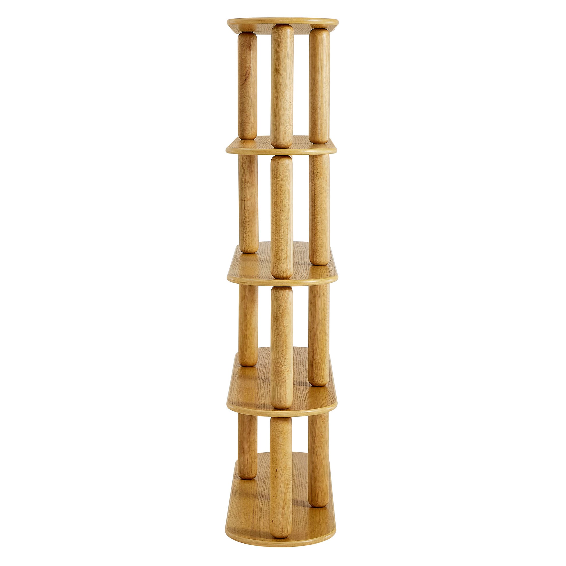 Arcus 4-Tier Oval Wood Bookshelf by Modway - Best Buy Furniture