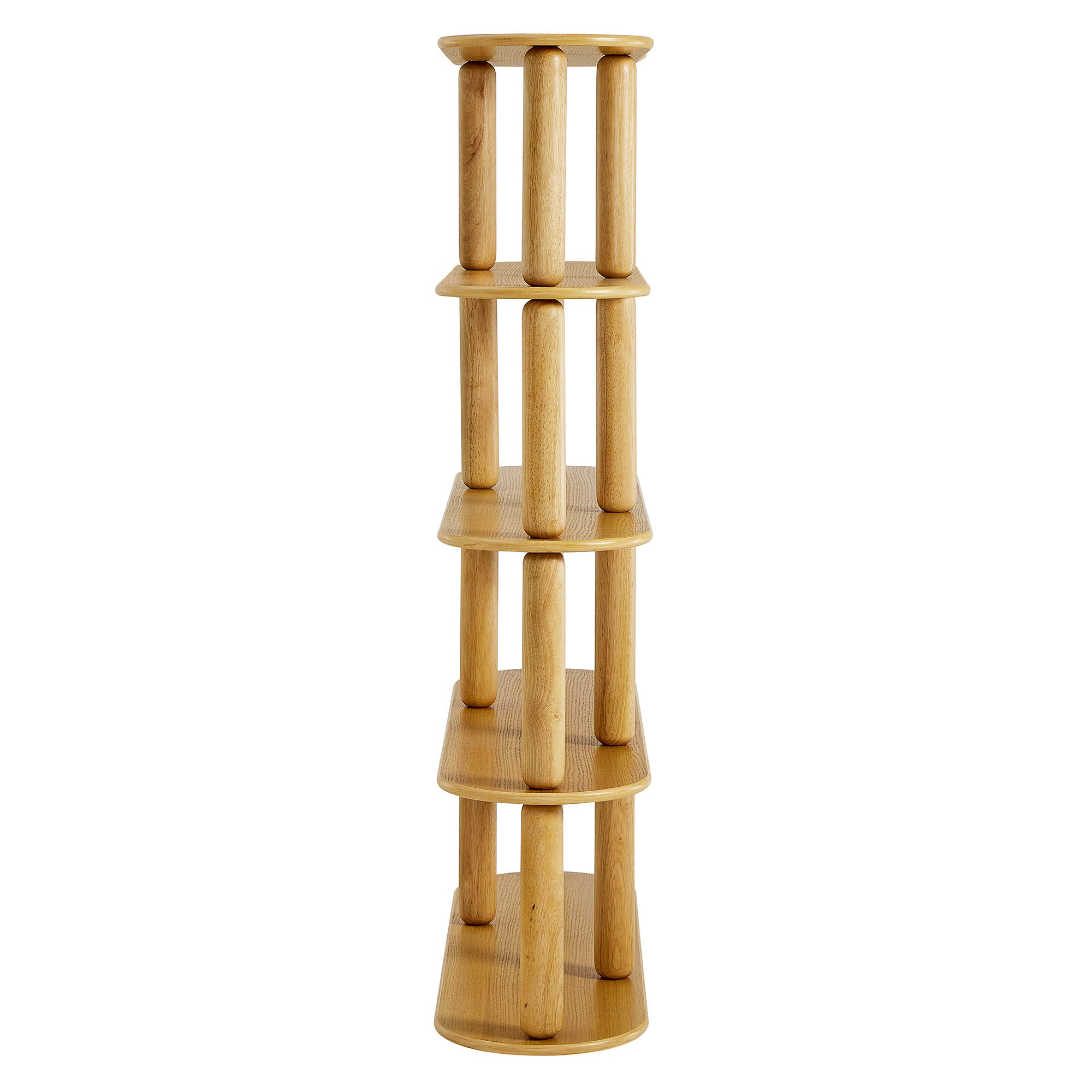 Arcus 4-Tier Oval Wood Bookshelf by Modway - Best Buy Furniture
