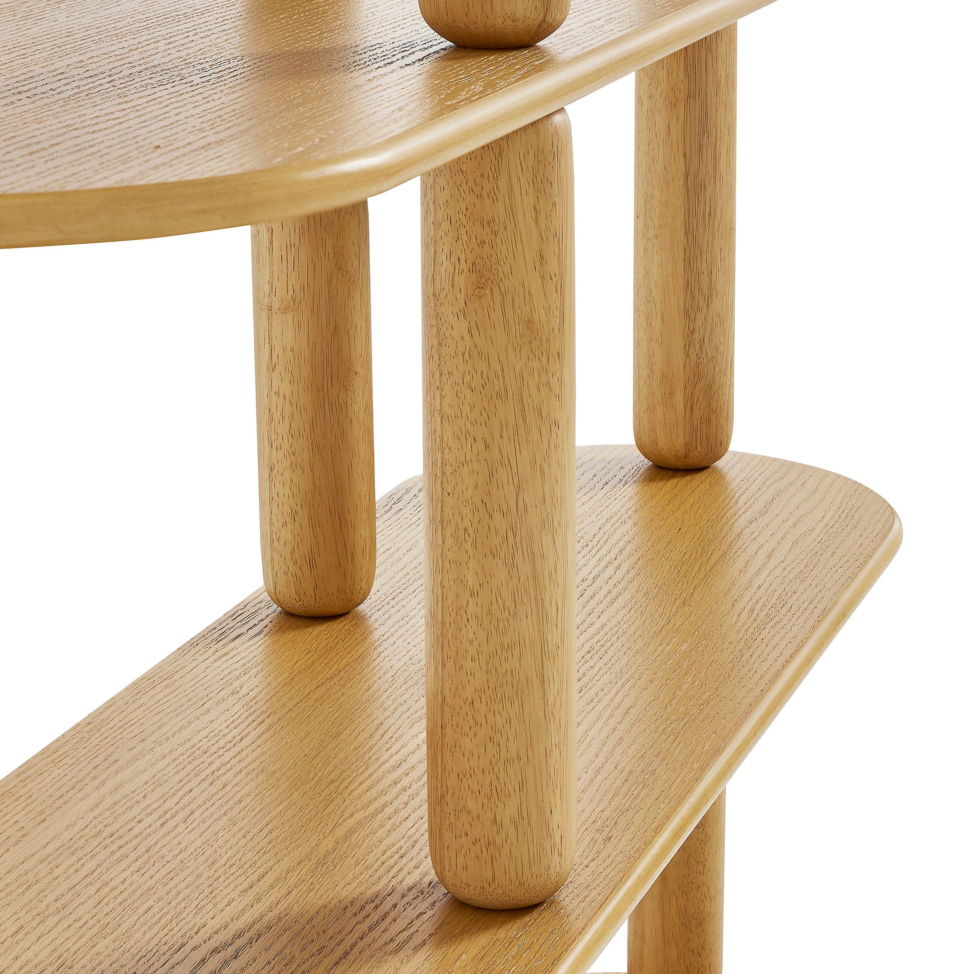 Arcus 4-Tier Oval Wood Bookshelf by Modway - Best Buy Furniture