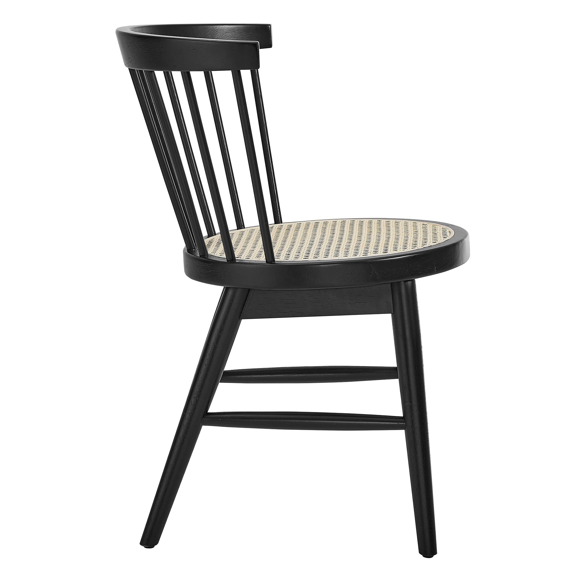 Lykke Curved Spindle Back Dining Chairs Set of 2 by Modway - Best Buy Furniture