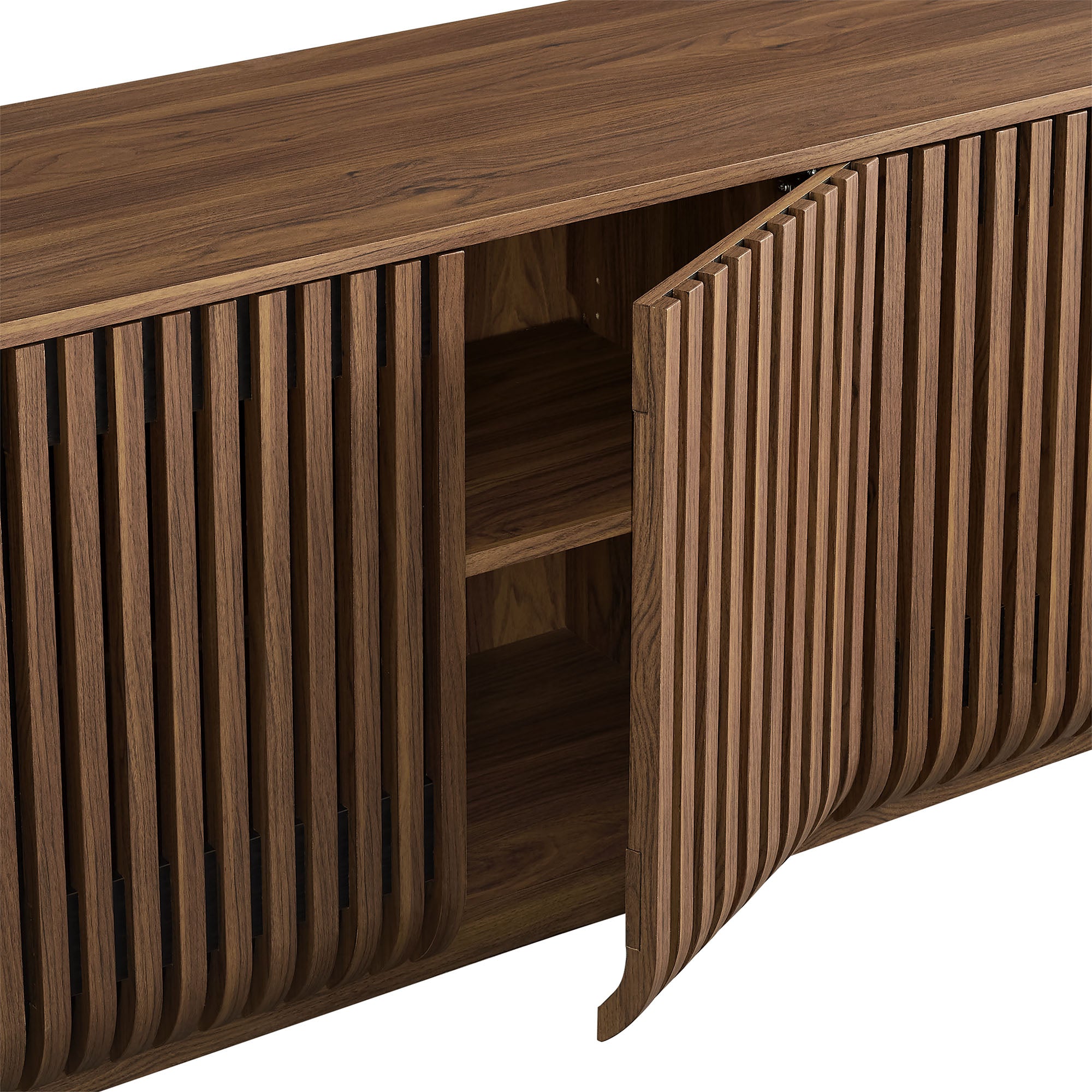 Fortitude 75" Curved Sideboard Storage Cabinet by Modway - Best Buy Furniture