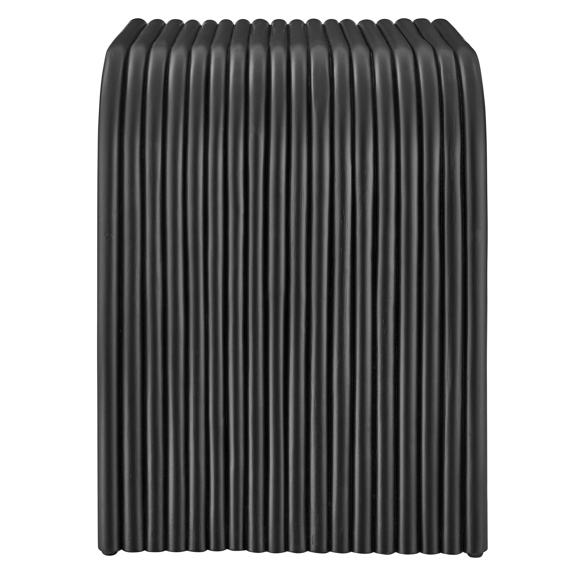 Eve Curved Natural Rattan Side Table by Modway - Best Buy Furniture