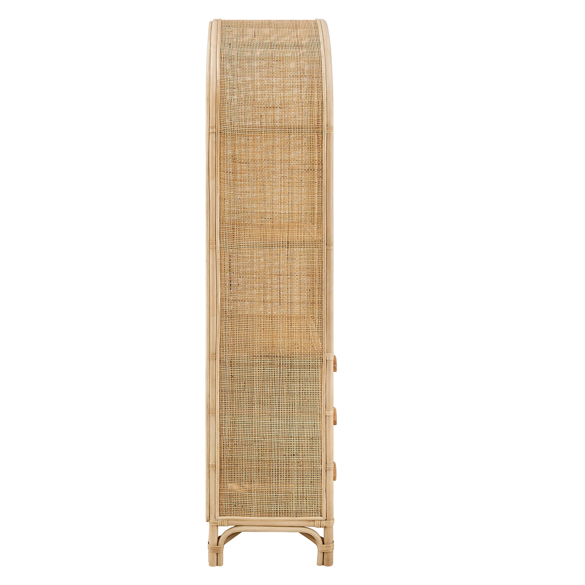 Jane 71 Inch Tall Arched Natural Rattan Bookshelf by Modway - Best Buy Furniture