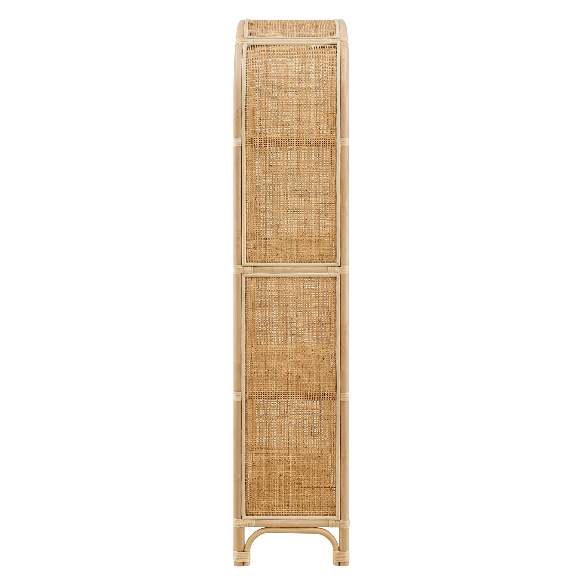 Celeste 67 Inch Tall Arched Natural Rattan Bookshelf by Modway - Best Buy Furniture