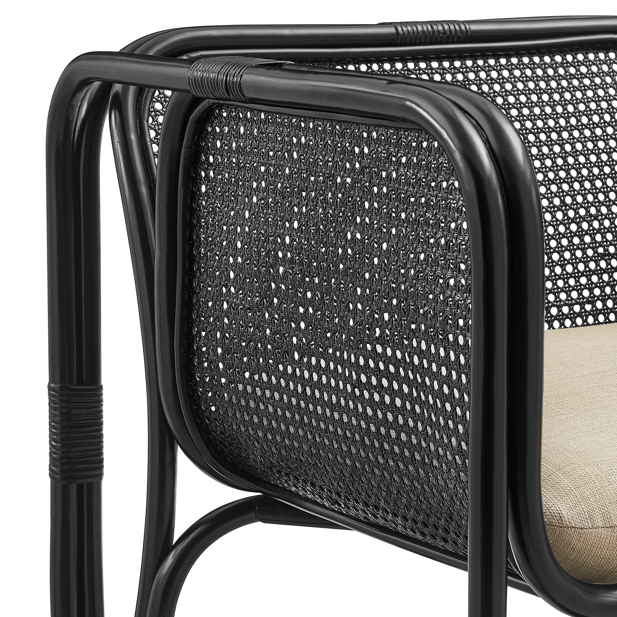 Ellis Natural Rattan Accent Armchair by Modway - Best Buy Furniture