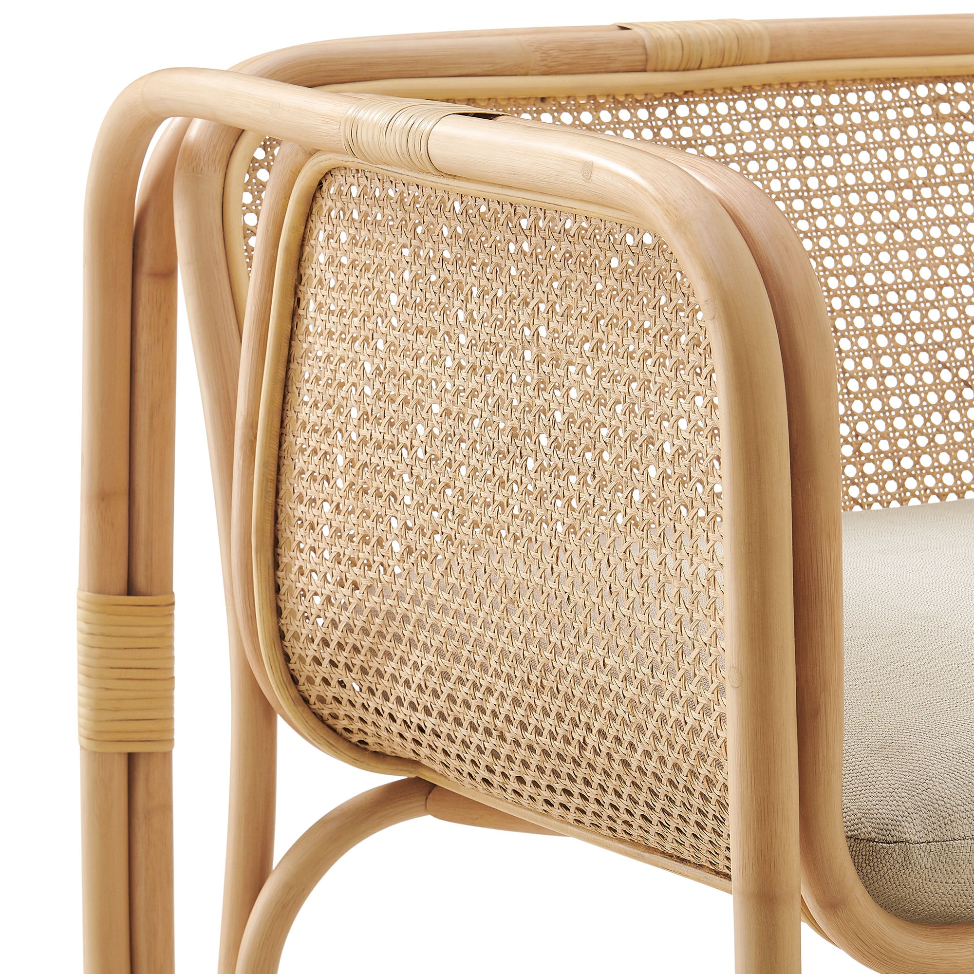 Ellis Natural Rattan Accent Armchair by Modway - Best Buy Furniture
