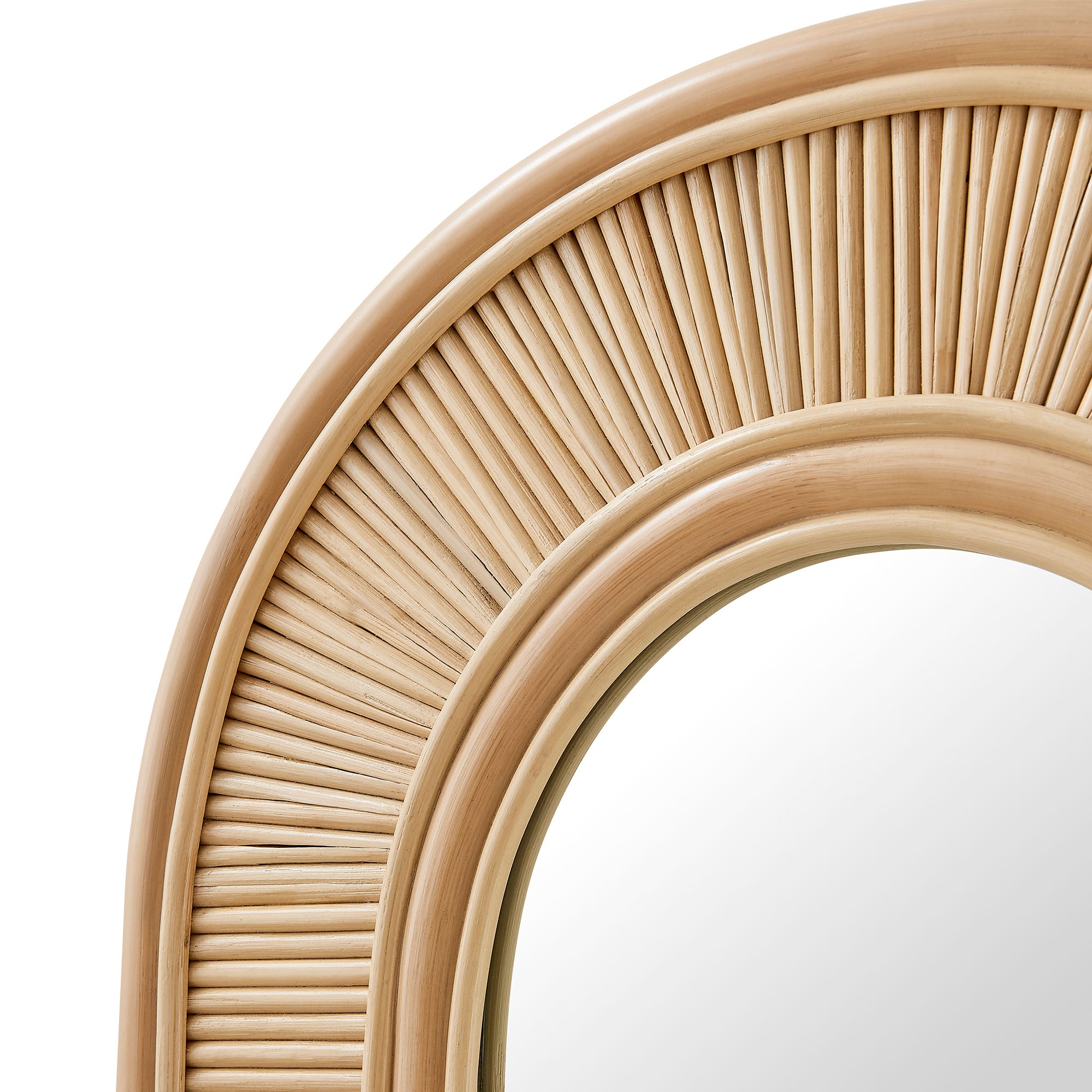 Sovana Oval Rattan Wall Mirror by Modway - Best Buy Furniture