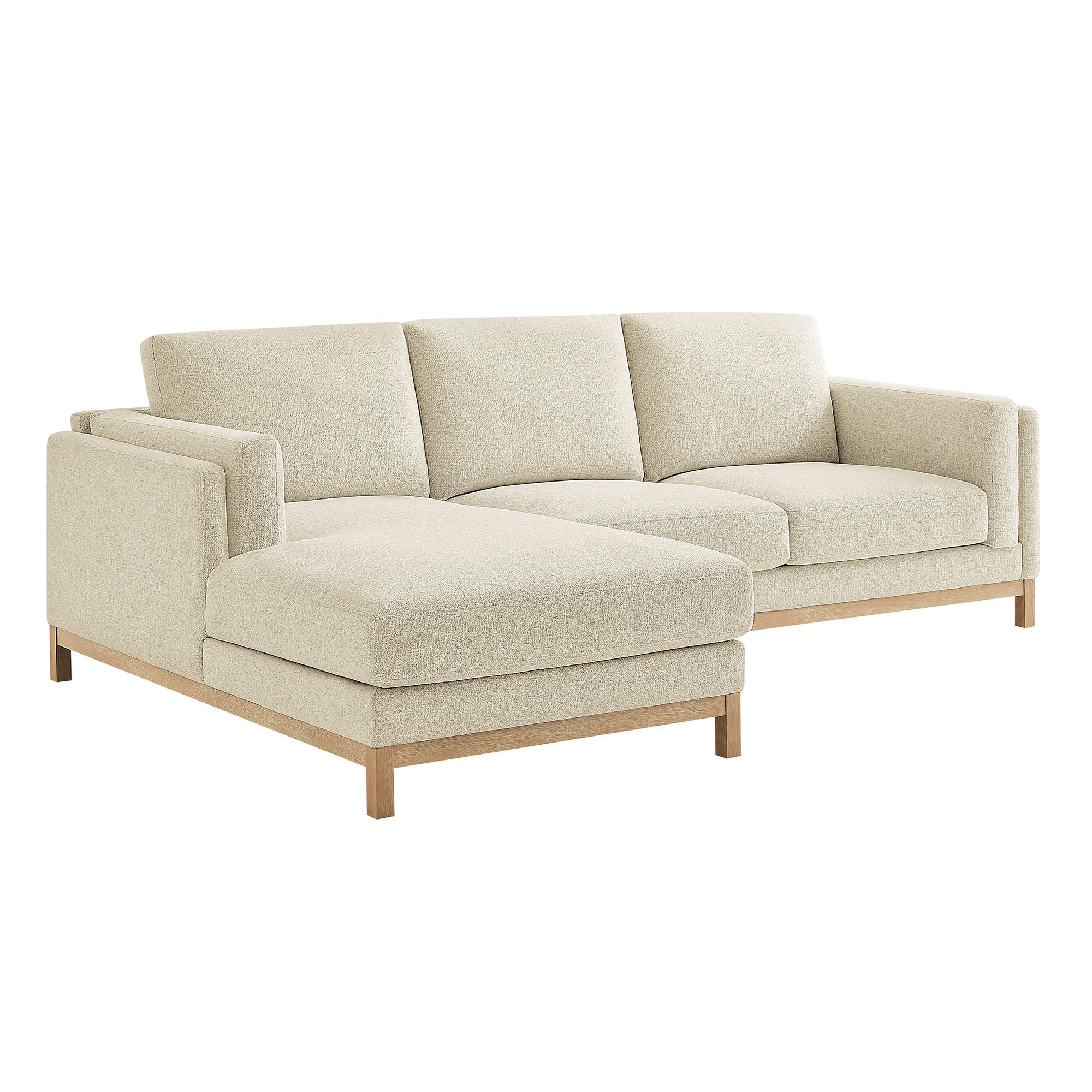 Roscoe Left-Facing Fabric Sectional Sofa with Chaise by Modway - Best Buy Furniture