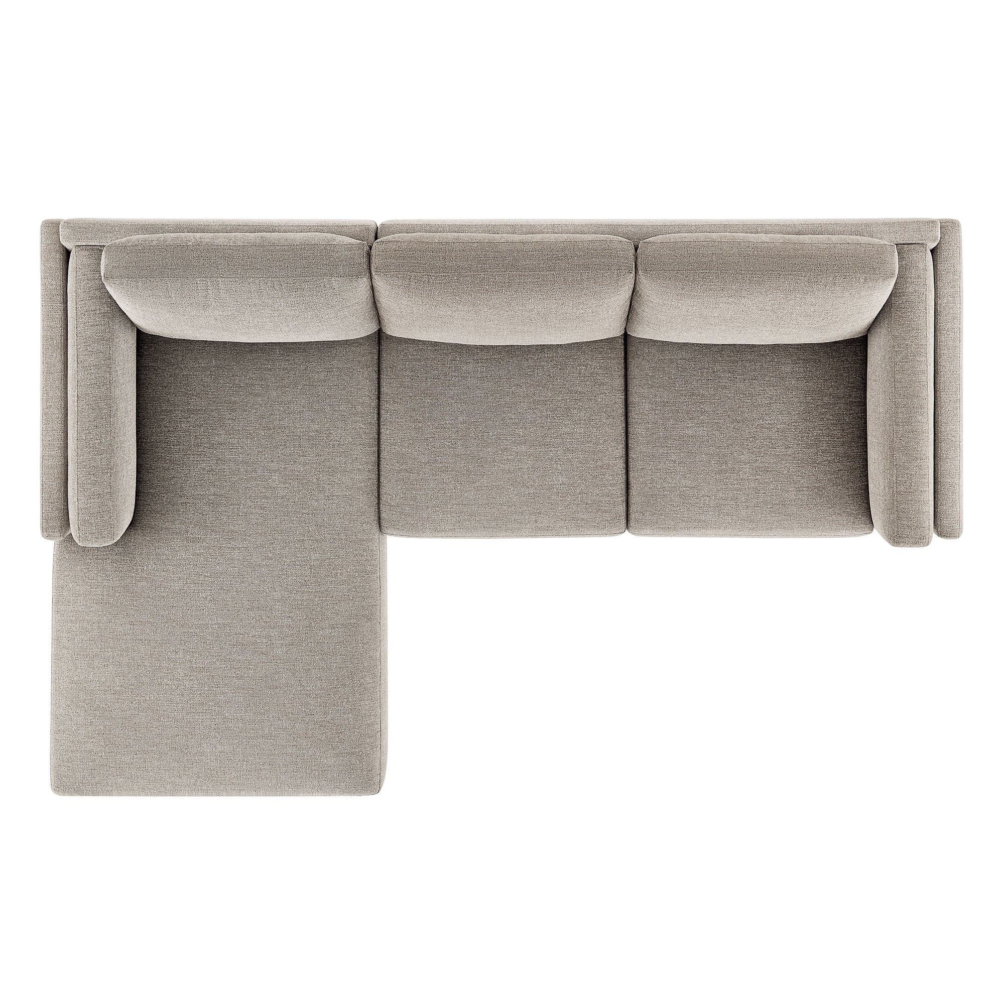 Roscoe Left-Facing Fabric Sectional Sofa with Chaise by Modway - Best Buy Furniture