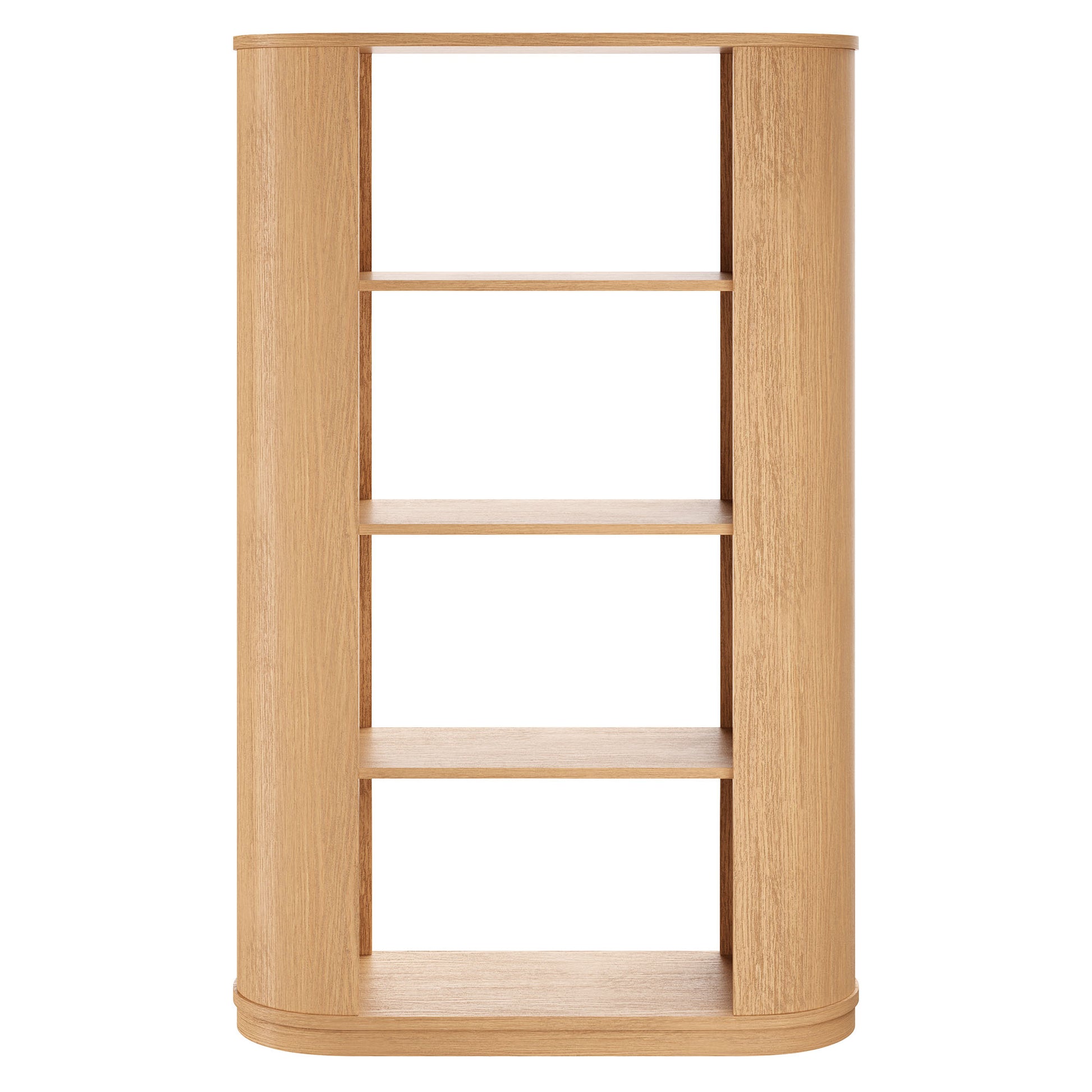Aspect 74 Inch Curved 4 Tier Bookshelf by Modway - Best Buy Furniture