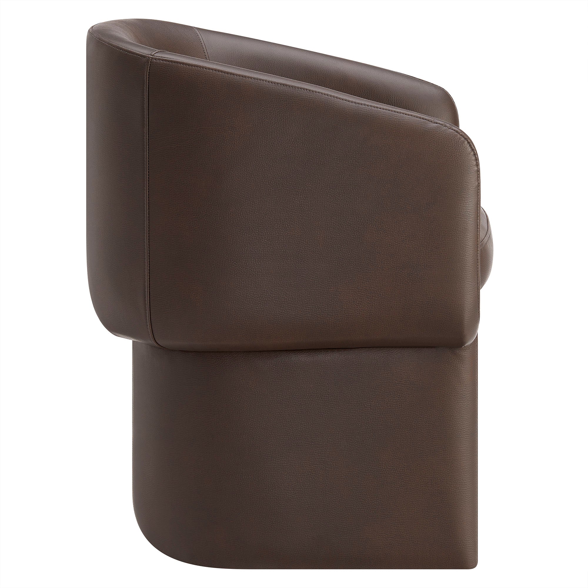 Verity Barrel Back Vegan Leather Dining Chair by Modway - Best Buy Furniture
