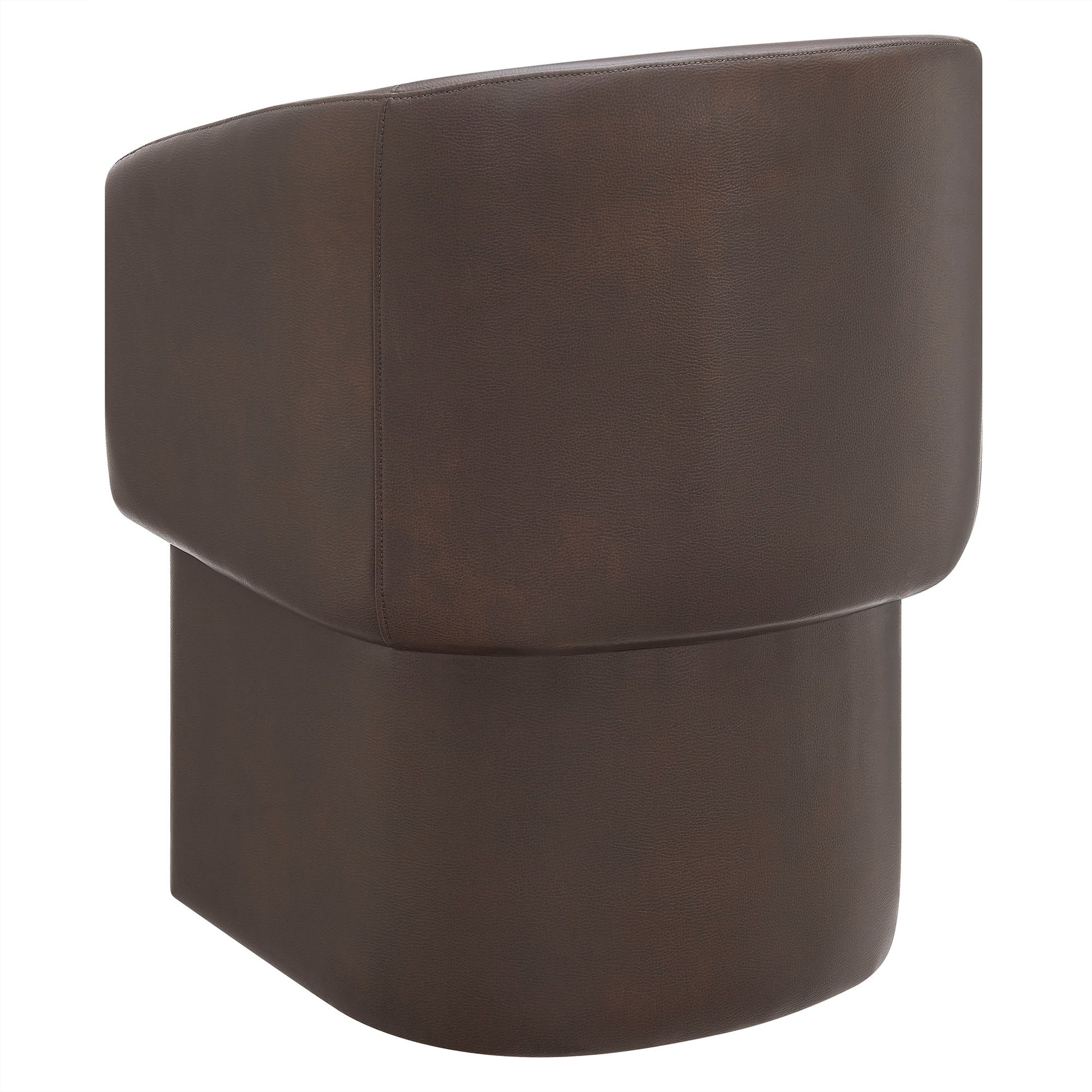Verity Barrel Back Vegan Leather Dining Chair by Modway - Best Buy Furniture