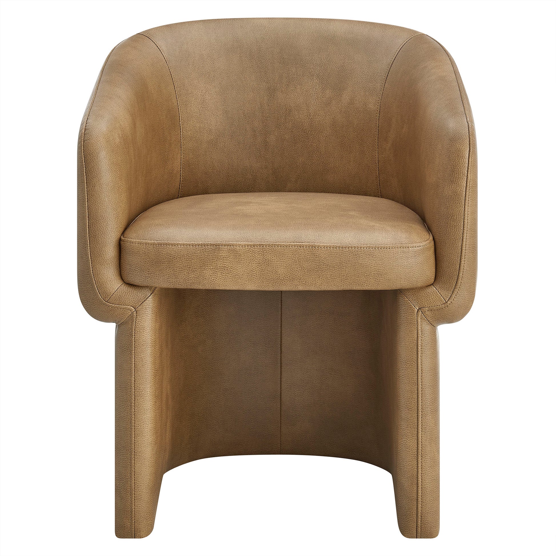 Verity Barrel Back Vegan Leather Dining Chair by Modway - Best Buy Furniture