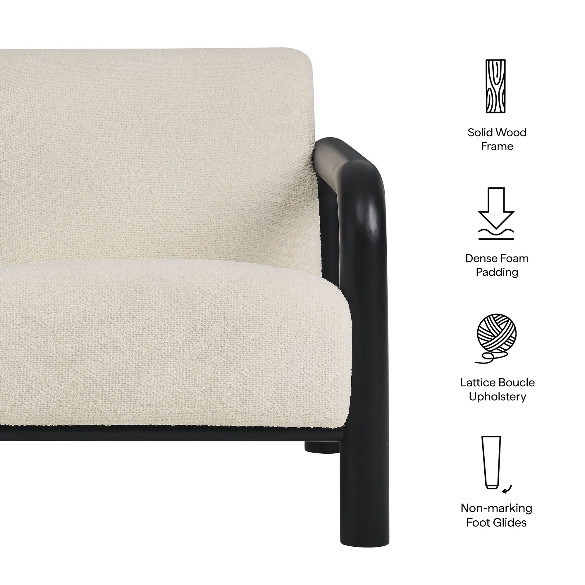 Sereno Boucle Accent Chair by Modway - Best Buy Furniture