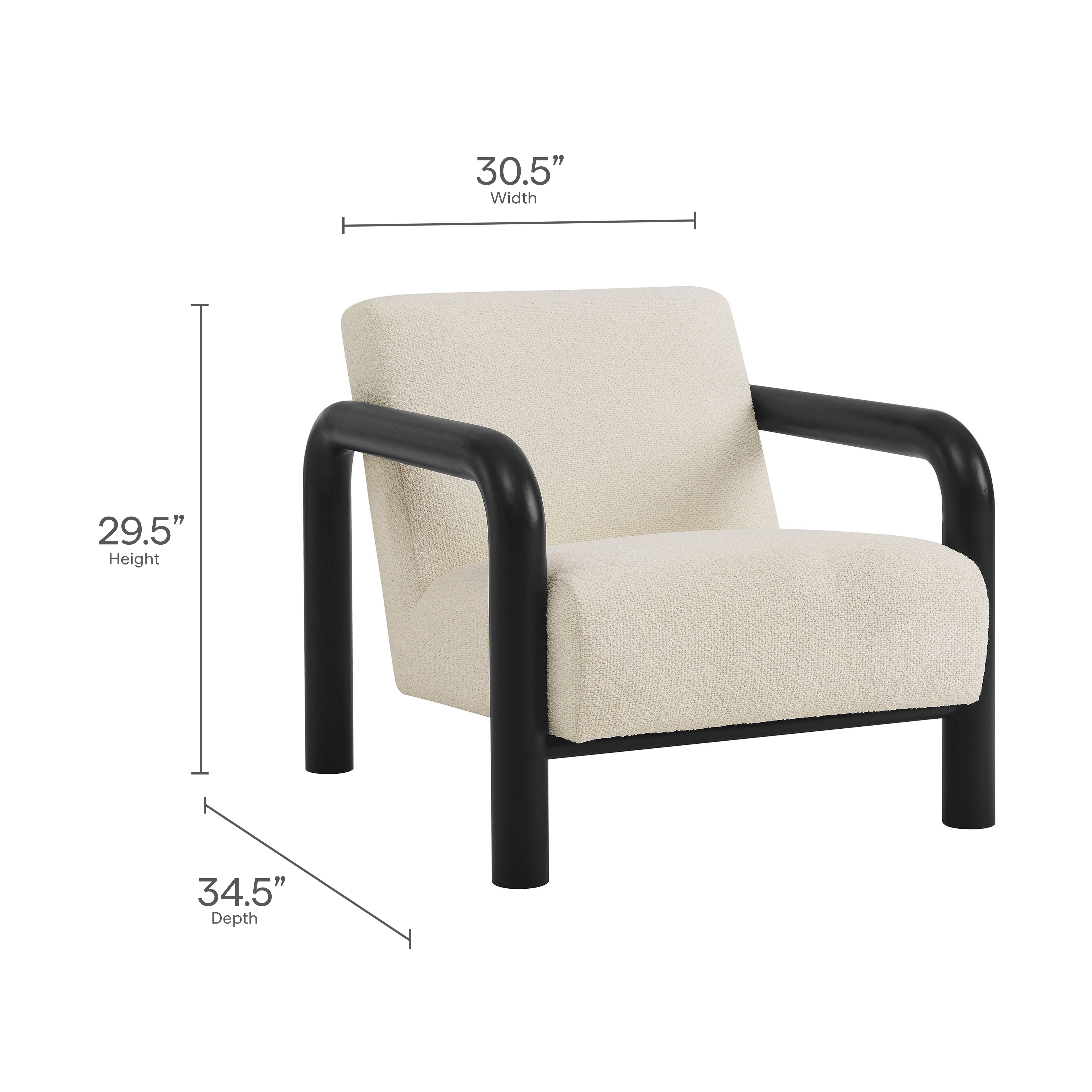 Sereno Boucle Accent Chair by Modway - Best Buy Furniture