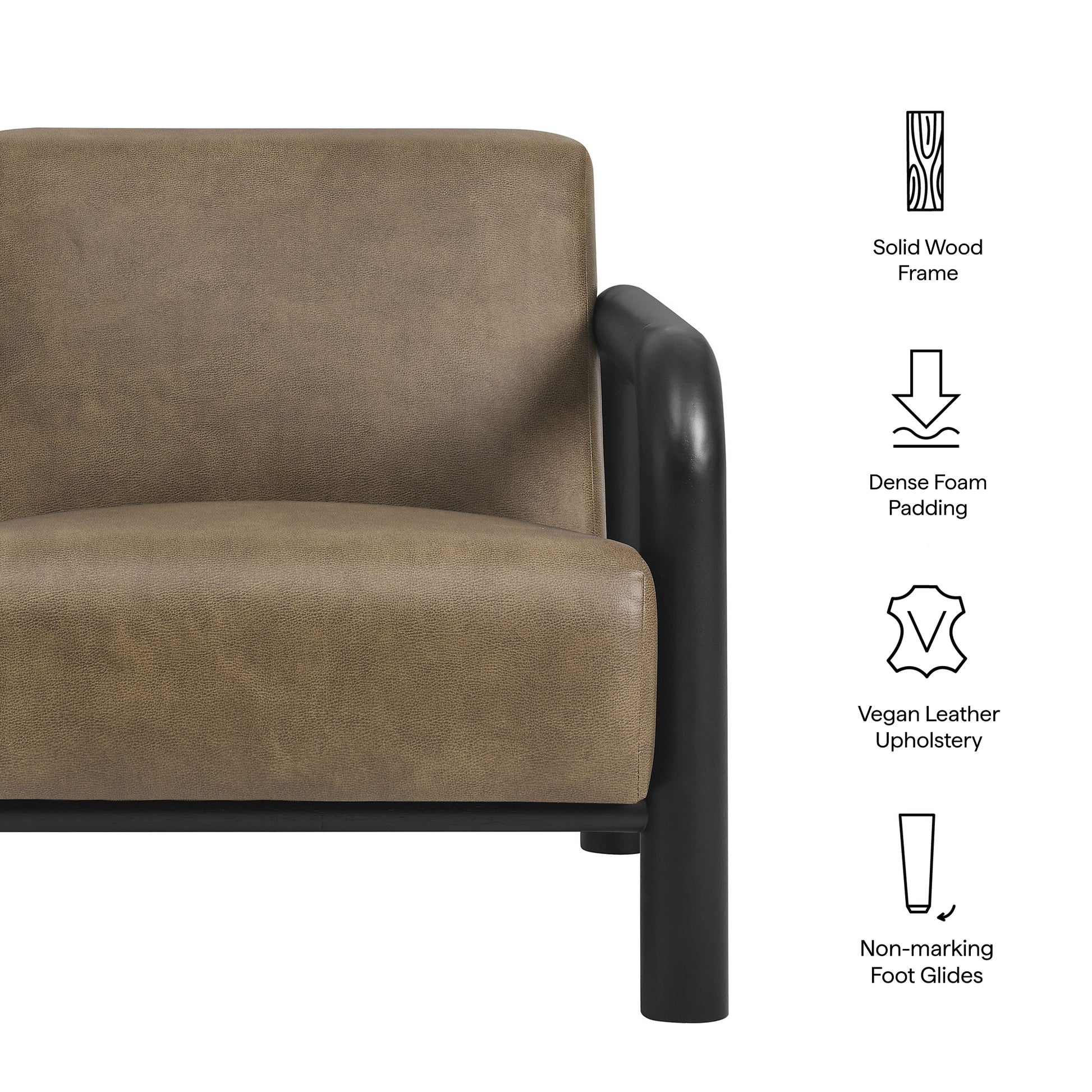 Sereno Vegan Leather Accent Chair by Modway - Best Buy Furniture