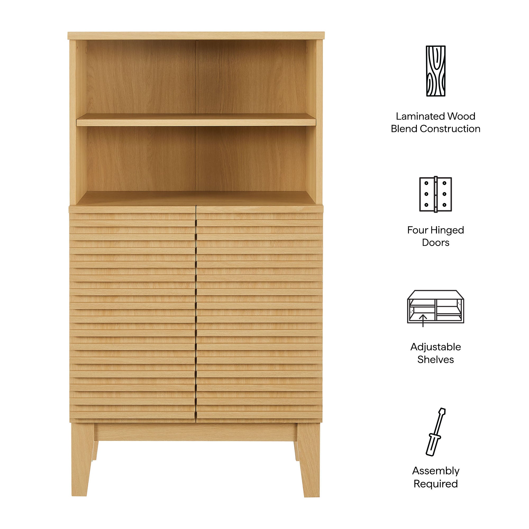 Render Freestanding Bathroom Storage Cabinet by Modway - Best Buy Furniture
