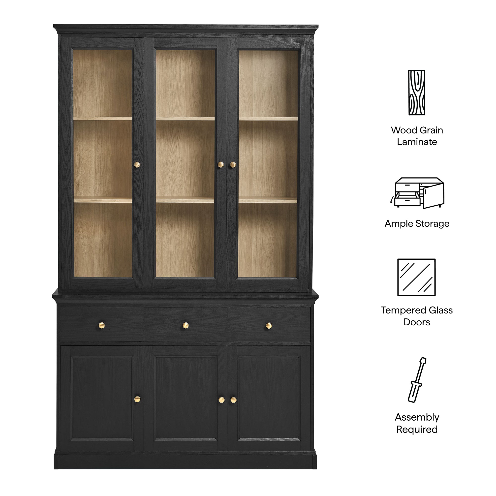 Amara 79 Inch Large Storage Display Cabinet by Modway - Best Buy Furniture