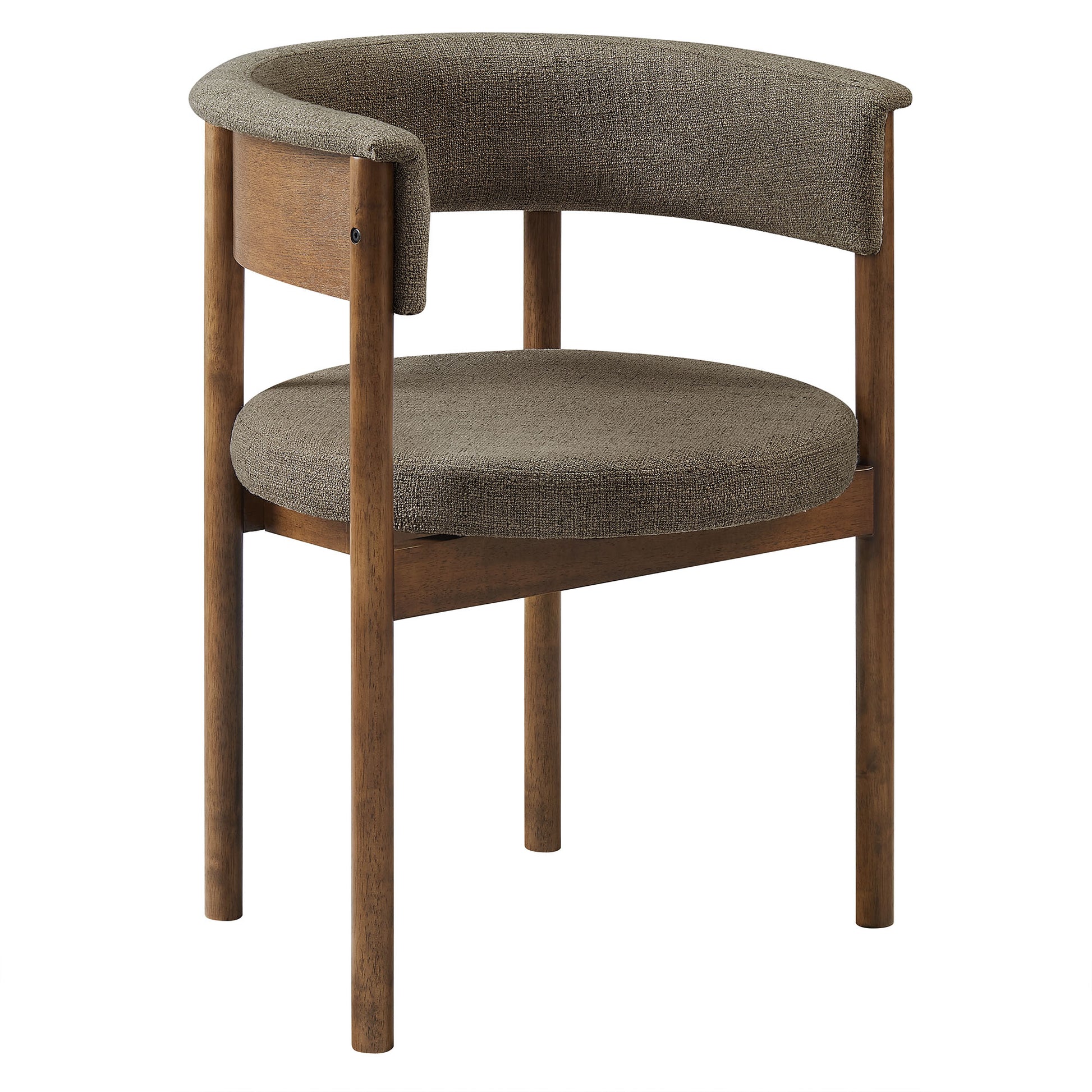 Clea Curved Upholstered Dining Chairs Set Of 2 by Modway - Best Buy Furniture