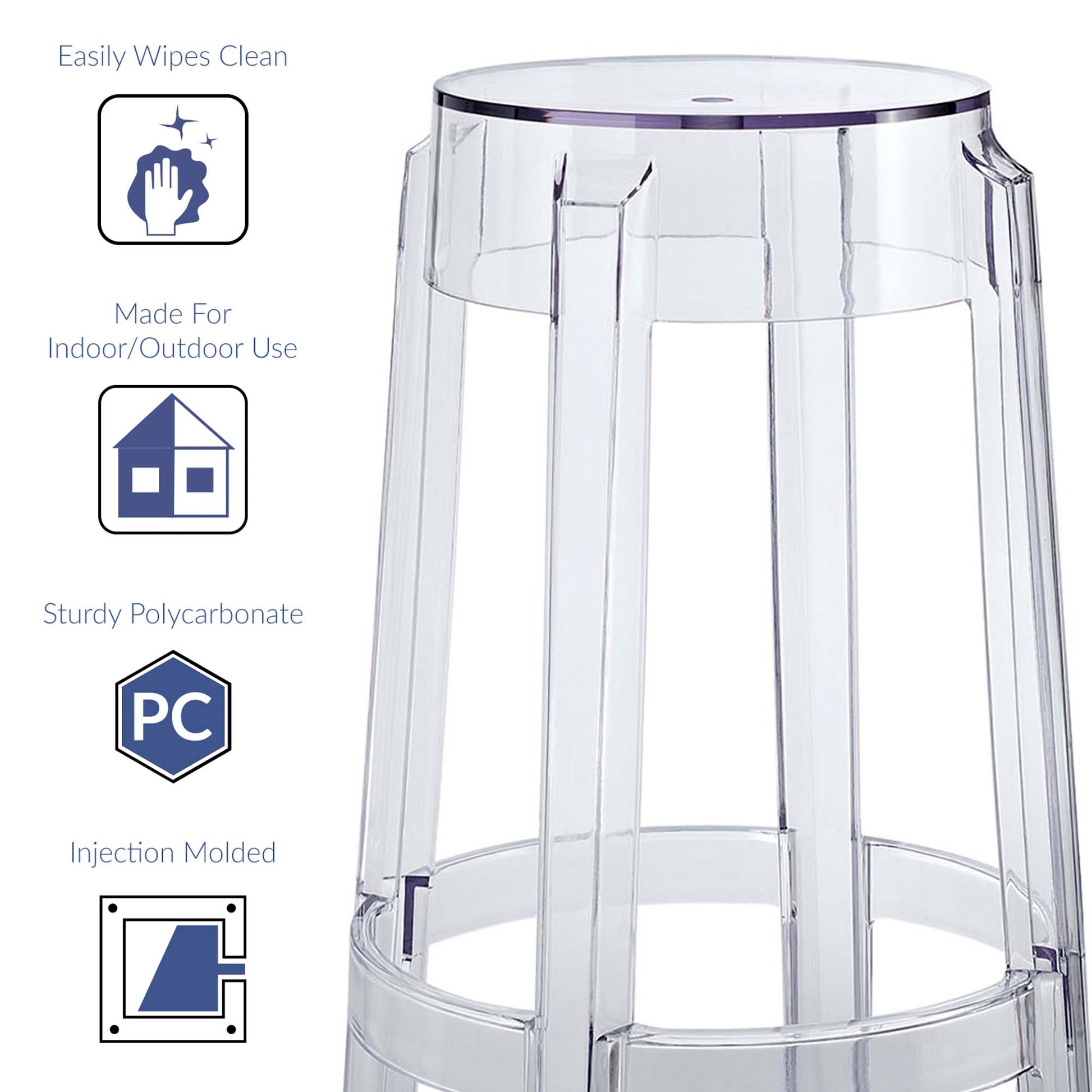 Casper Bar Stool Backless Set of 2 by Modway - Best Buy Furniture