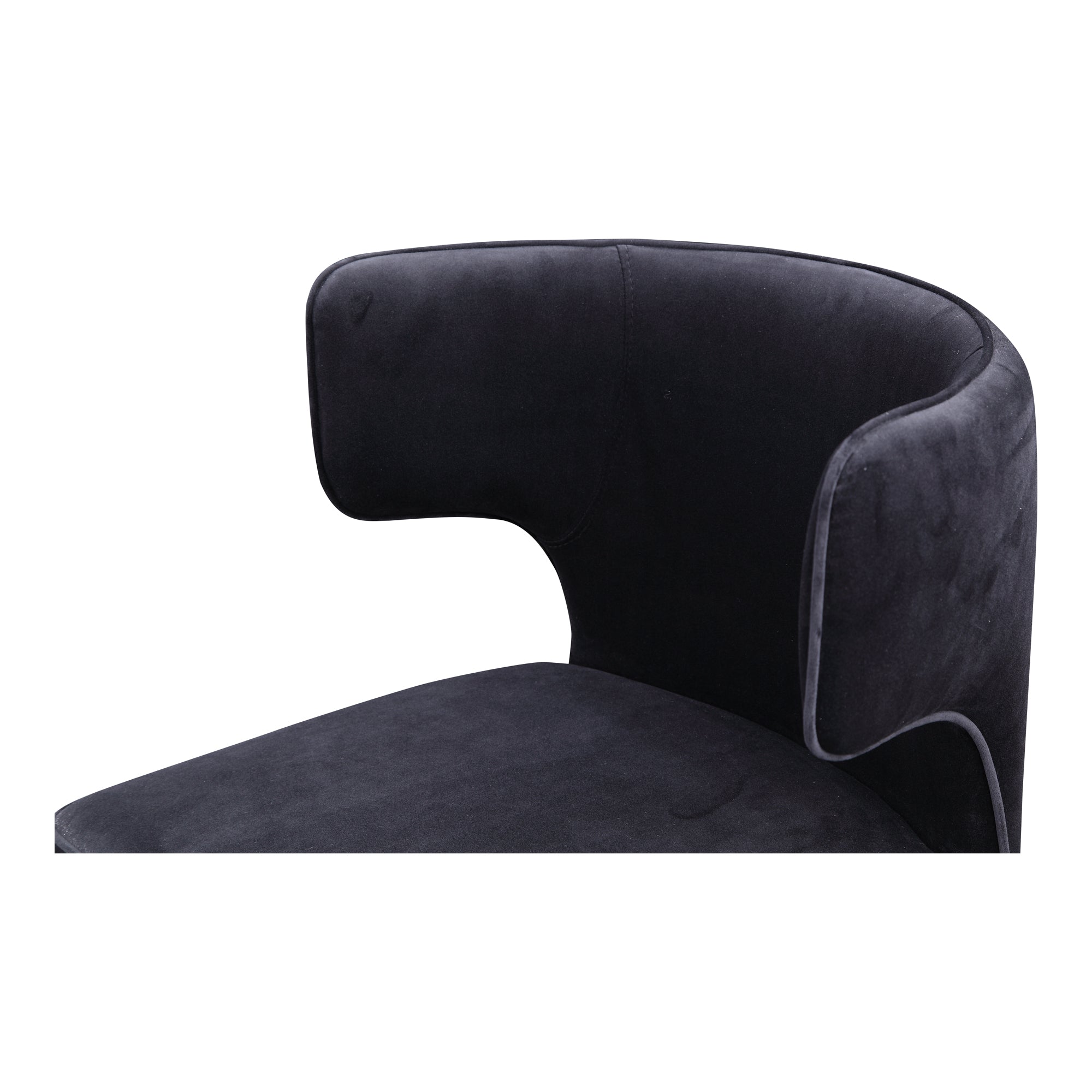 Jennaya Dining Chair Black - Moes Home