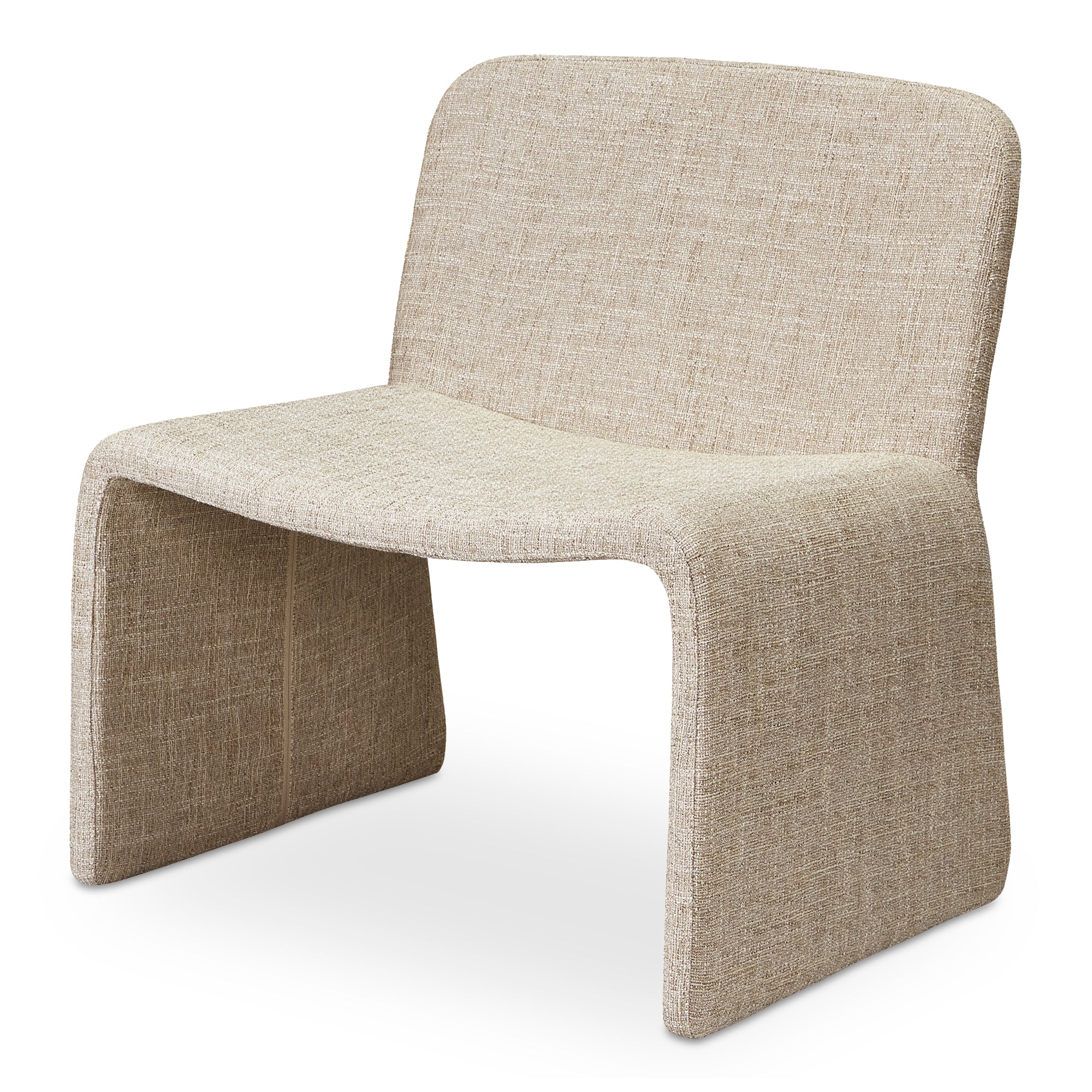 Ella Accent Chair Heather Beige - Moes Home