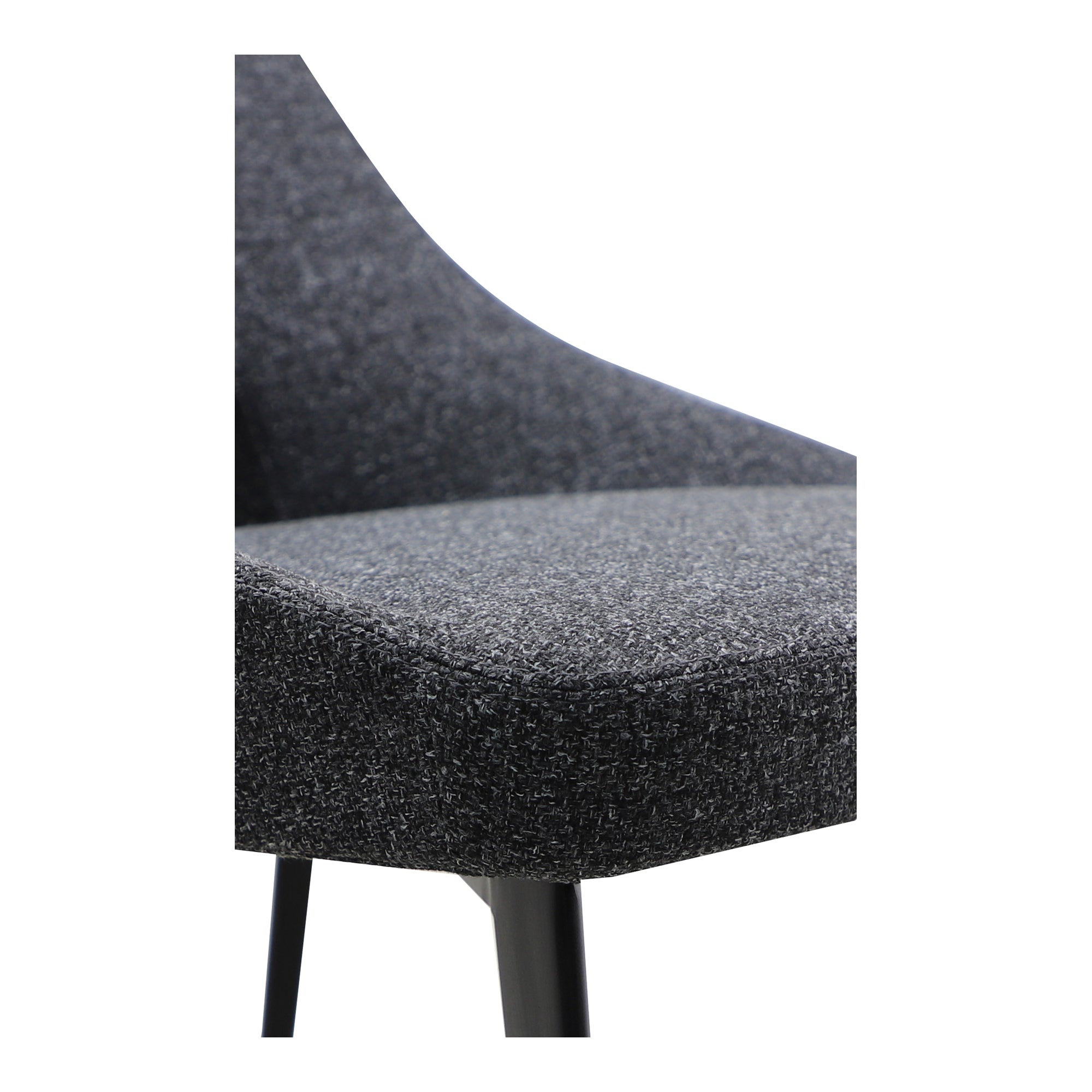 Tizz Dining Chair Dark Grey - Moes Home