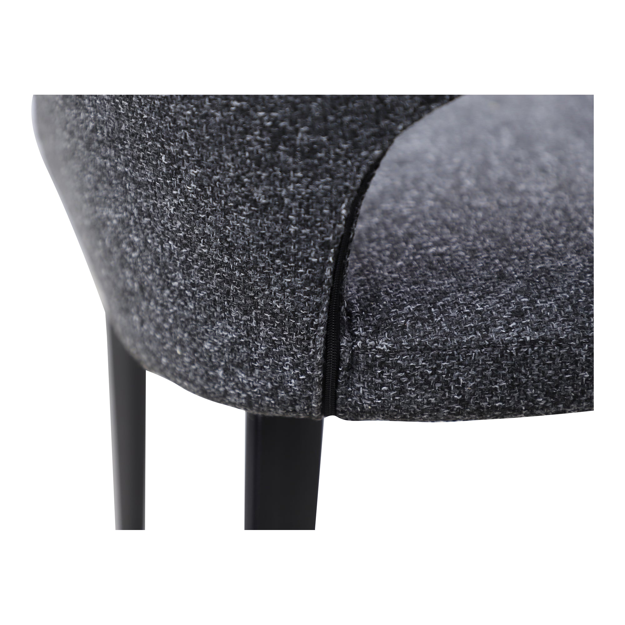 Tizz Dining Chair Dark Grey - Moes Home