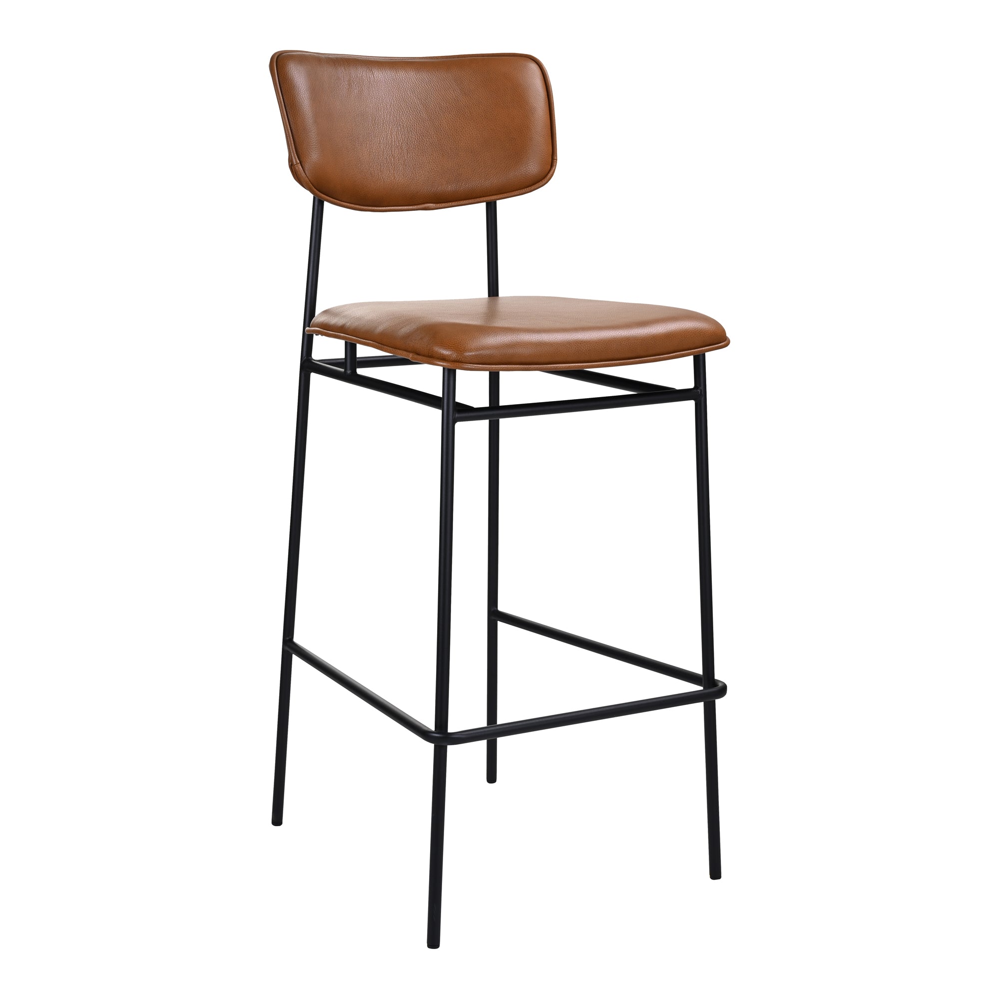 Sailor Bar Stool Brown - Moes Home