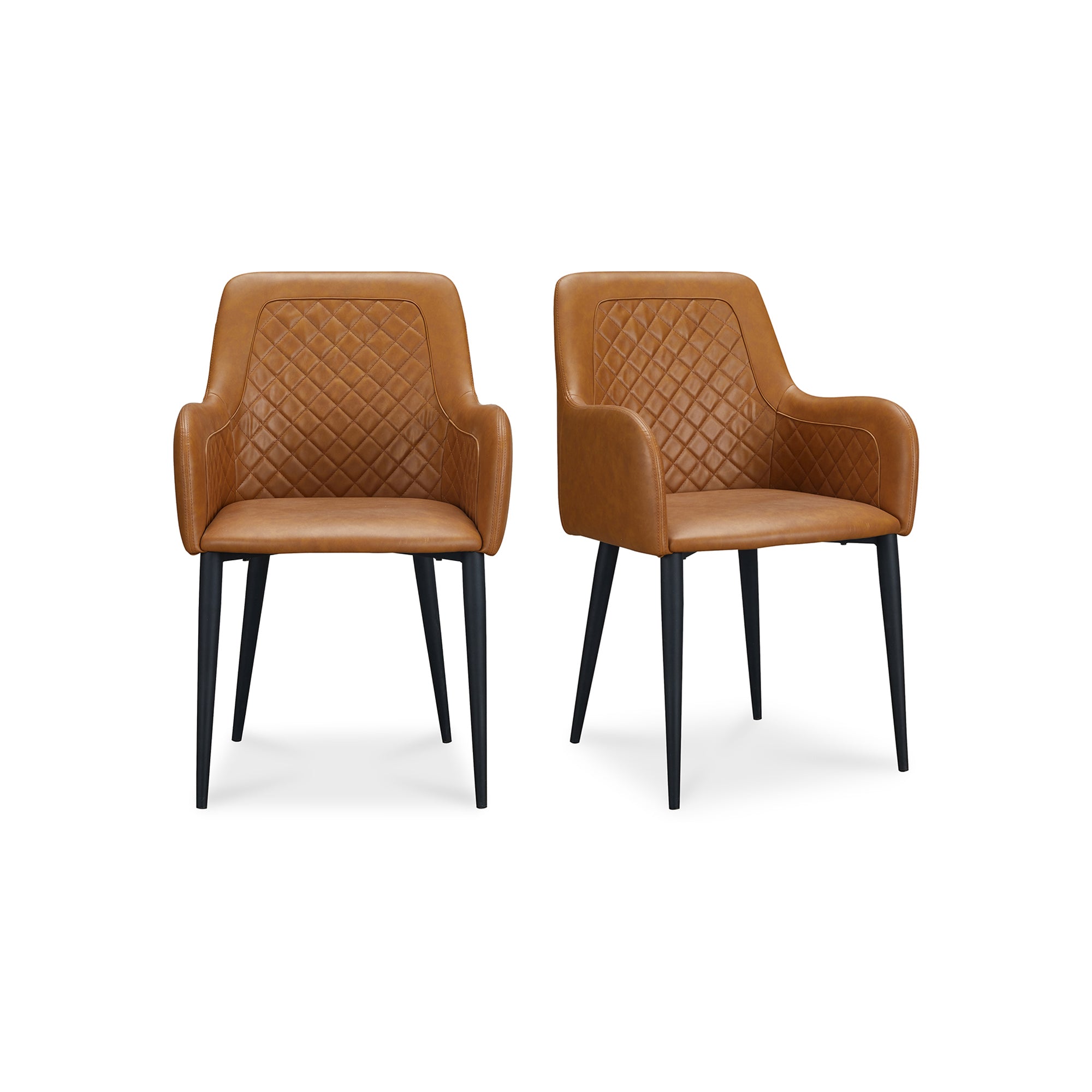 Cantata Dining Chair Slate Vegan Leather - Set of Two