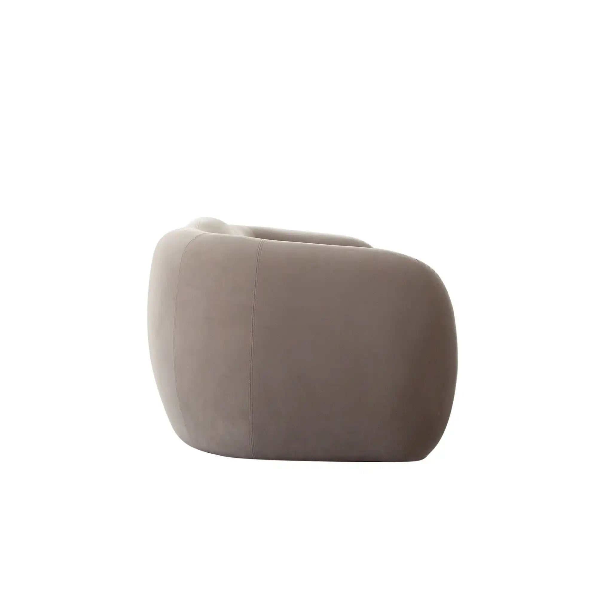 Maya Winter Mink Performance Velvet Sofa - Best Buy Furniture