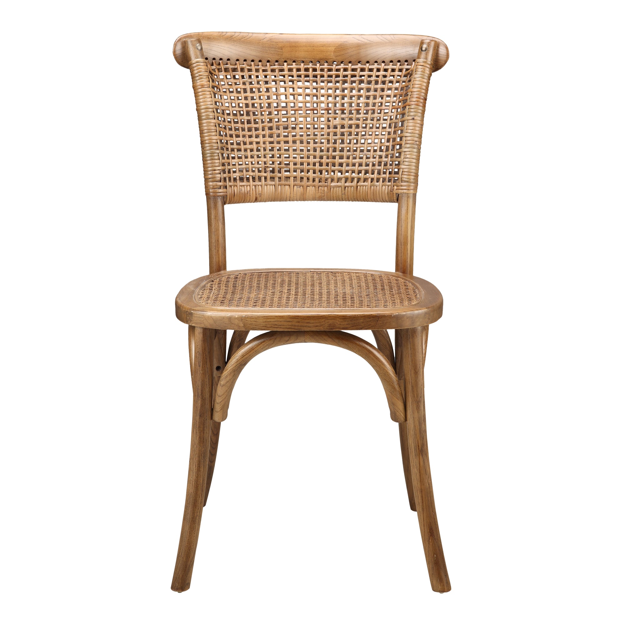Churchill Dining Chair Light Brown - Set Of Two - Moes Home